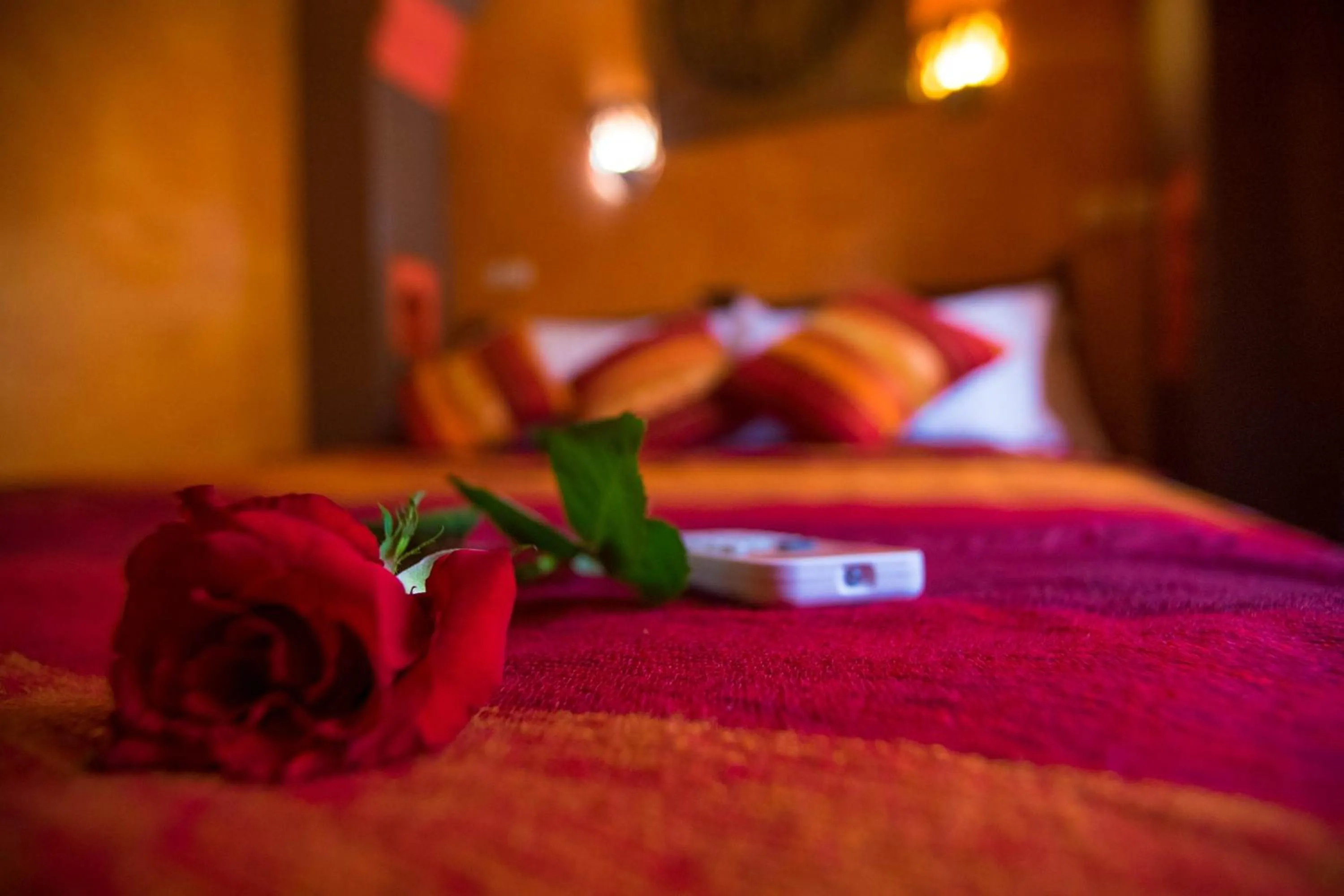 Bed in Kasbah Imlil