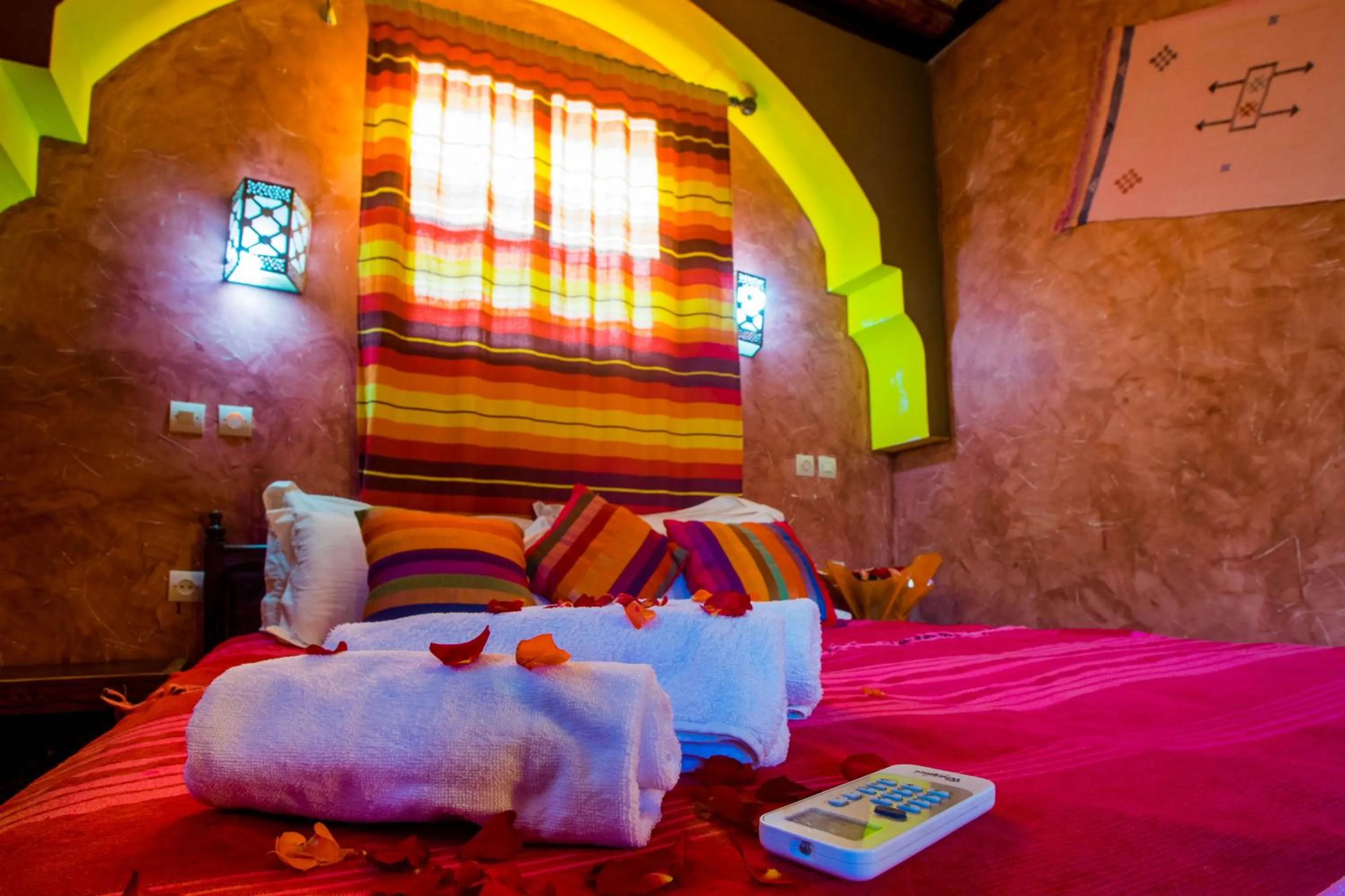 Bed in Kasbah Imlil