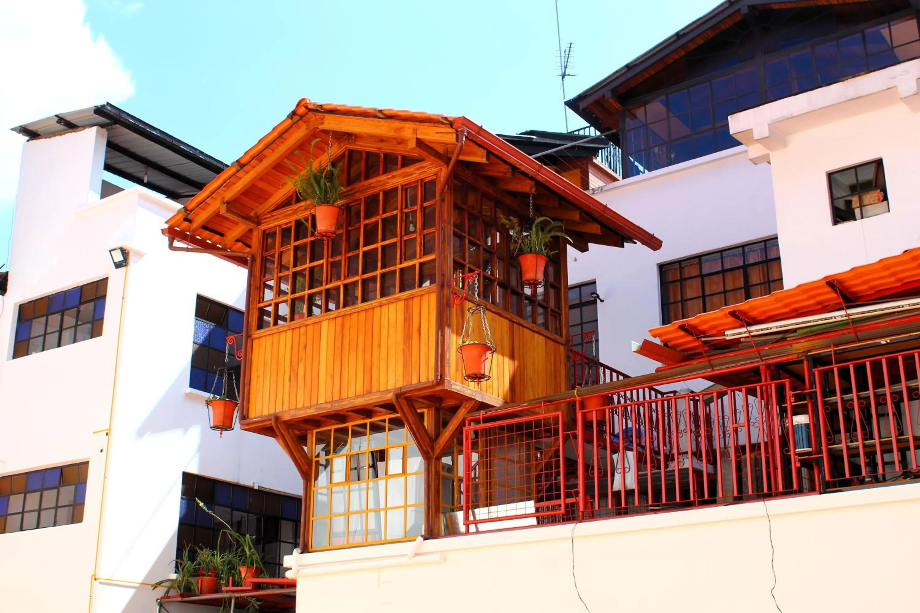 Balcony/Terrace in Apart Hotel Loma Chica Quito