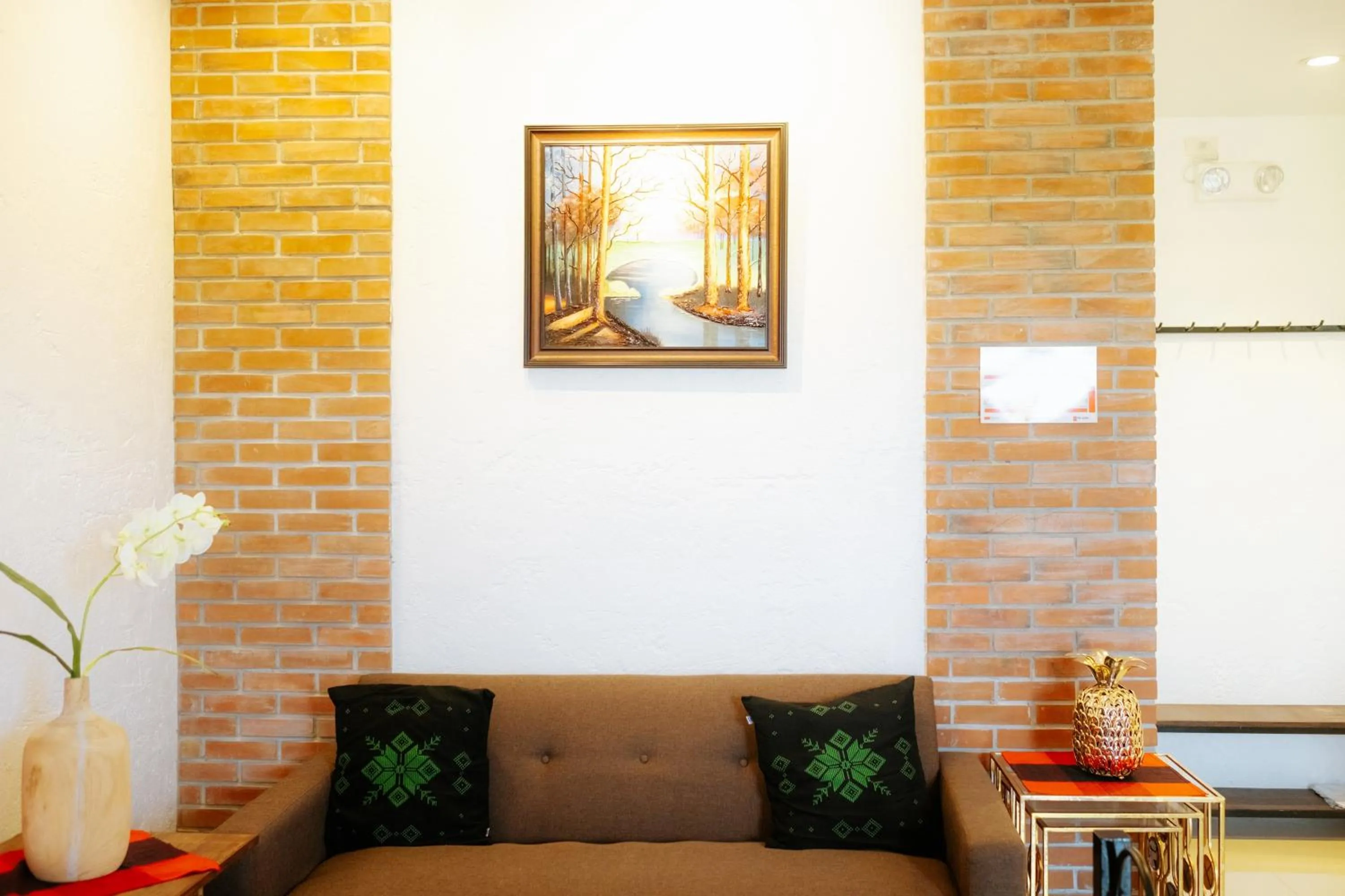 Seating area in Ilocos Urban Wave Resort