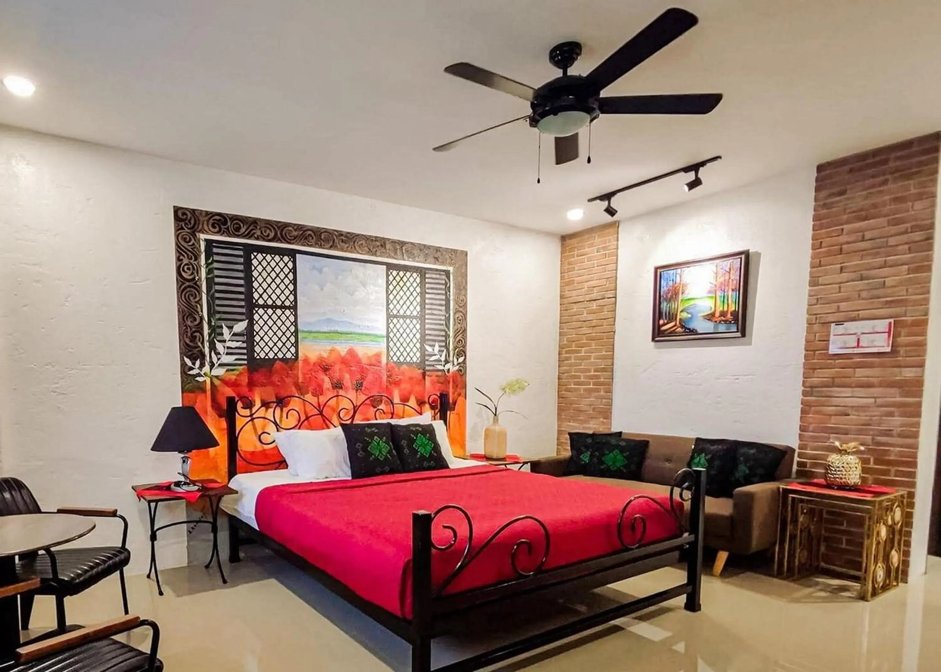 Bed in Ilocos Urban Wave Resort Bed in Ilocos Urban Wave Resort