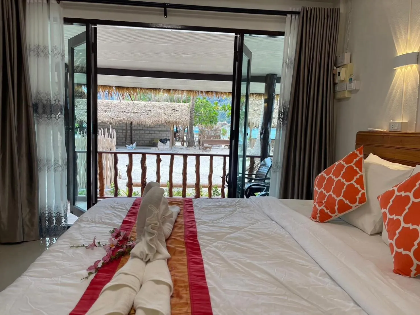 Property building, Bed in Andaman Beach Resort by Zodiac