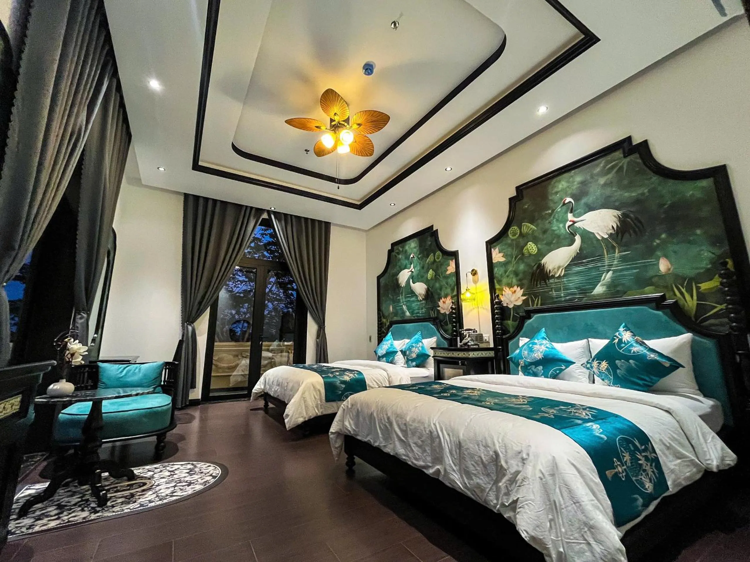 Bed in MAISON CAMELLIA Hotel