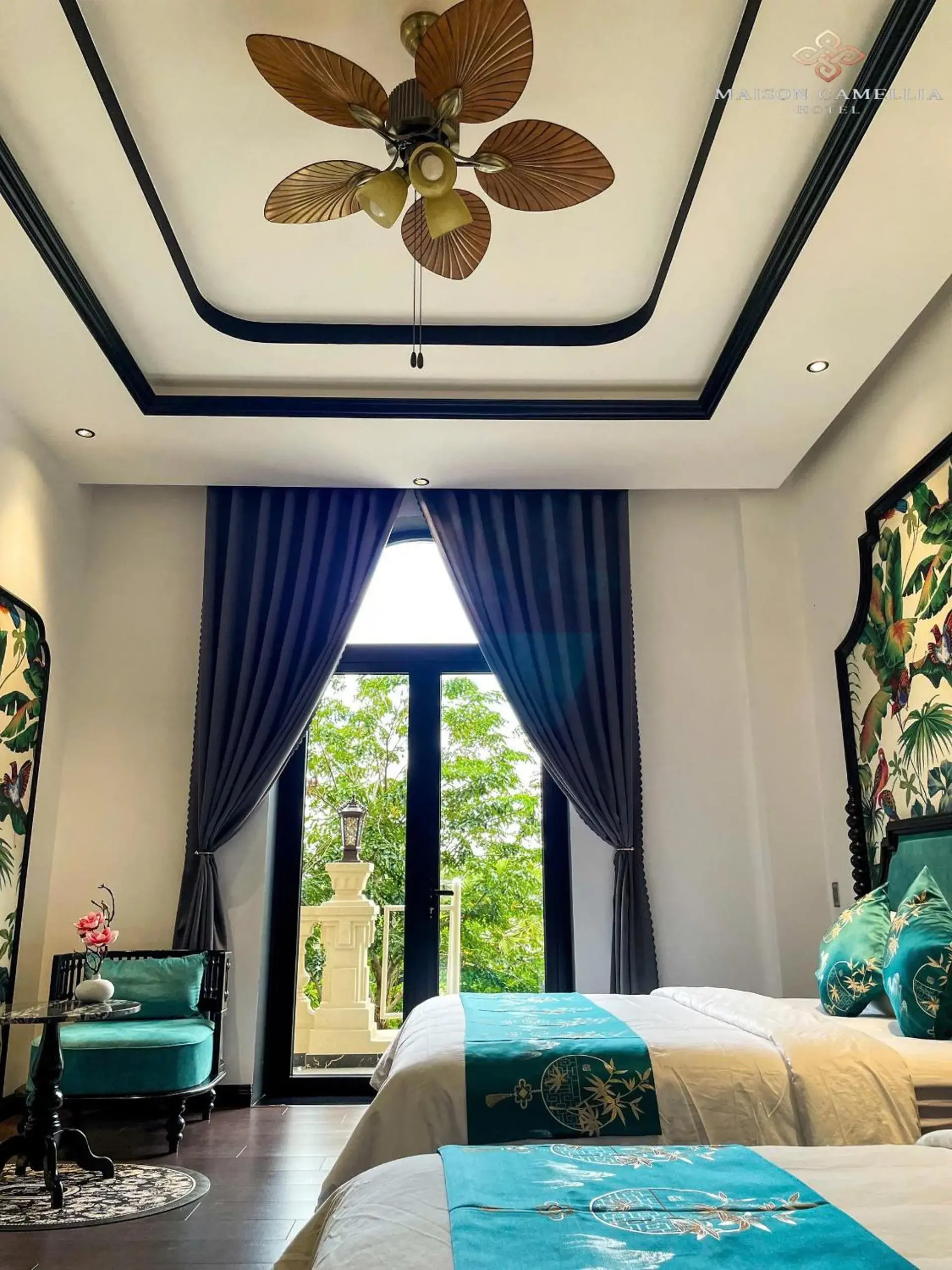 Bed in MAISON CAMELLIA Hotel Bed in MAISON CAMELLIA Hotel