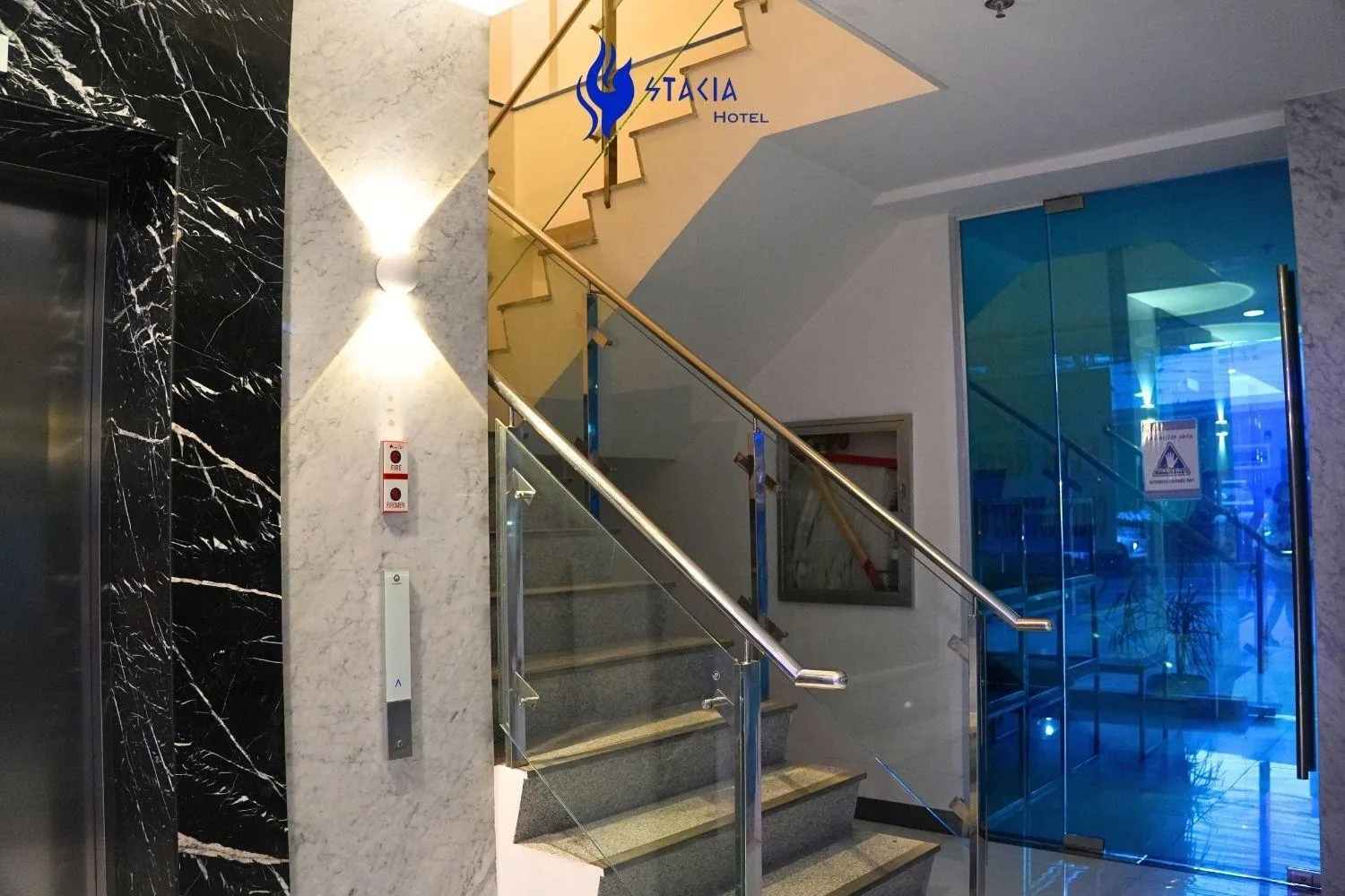 elevator in Stacia Hotel