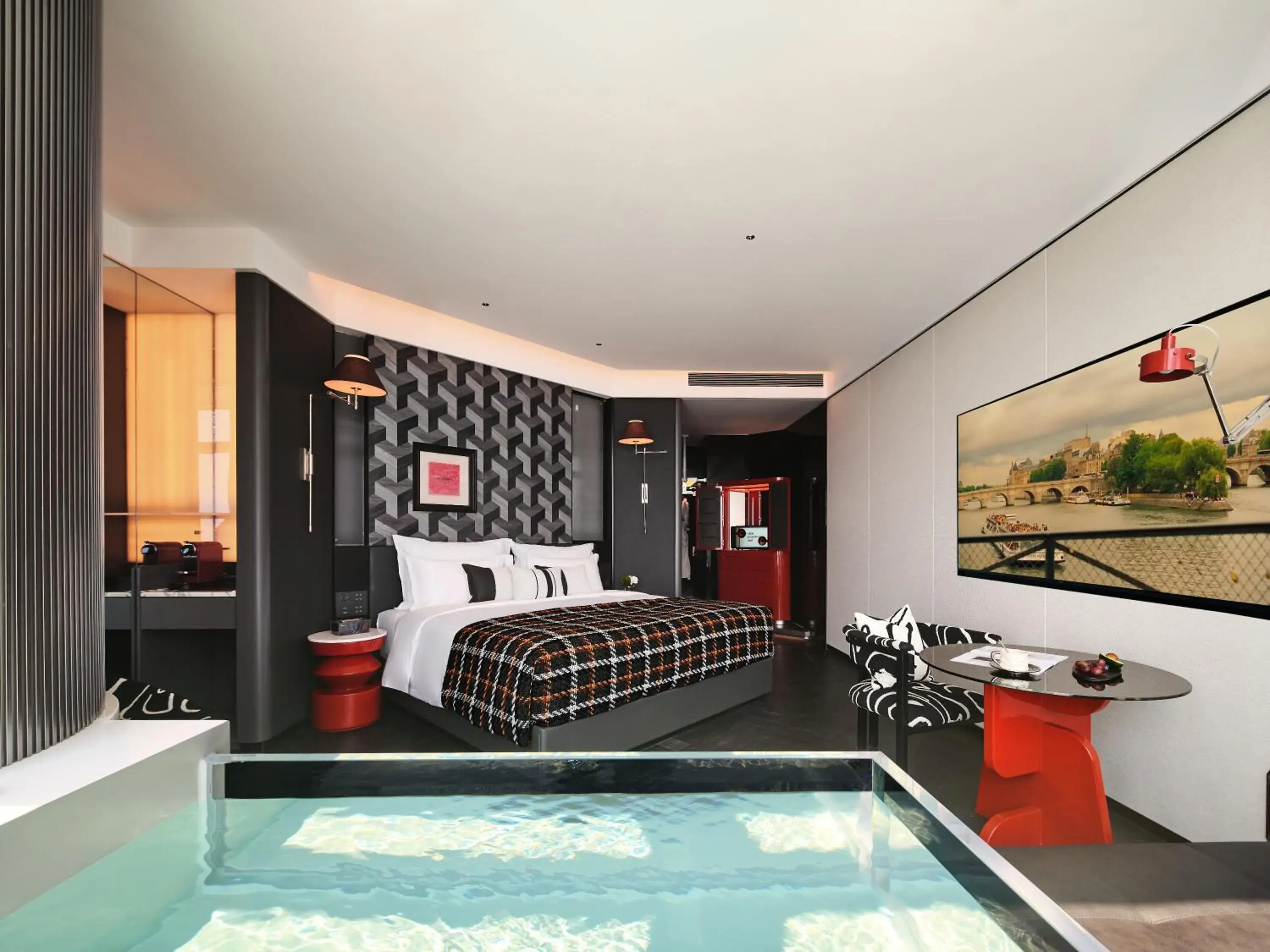 Photo of the whole room, Bed in SEYA Panoramic Hotel - Changsha Wuyi Square Flagship - Managed by SEYA GROUP Photo of the whole room, Bed in SEYA Panoramic Hotel - Changsha Wuyi Square Flagship - Managed by SEYA GROUP