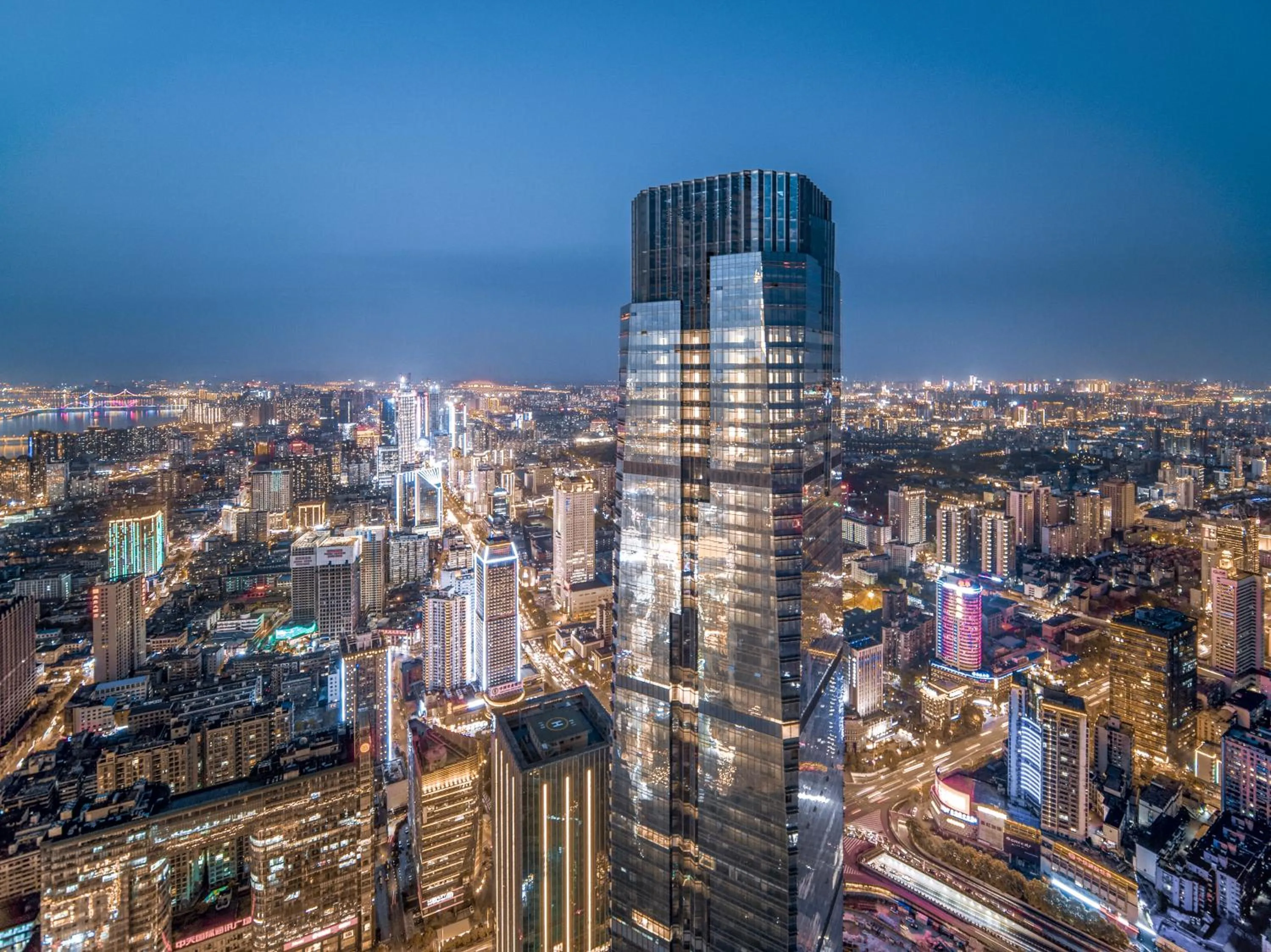 Property building in ISEYA Panoramic Hotel Changsha Wuyi Square Flagship