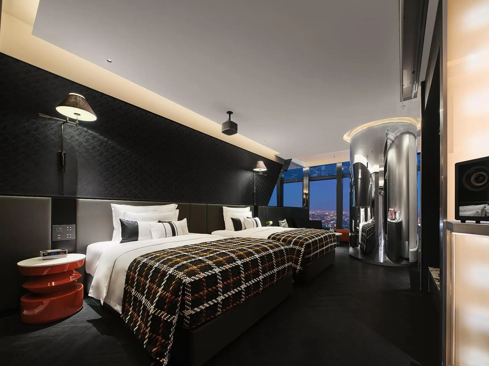 Bed in ISEYA Panoramic Hotel Changsha Wuyi Square Flagship