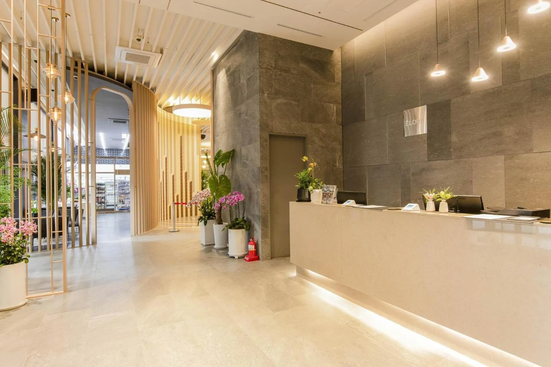 Lobby or reception in Hotel Elora