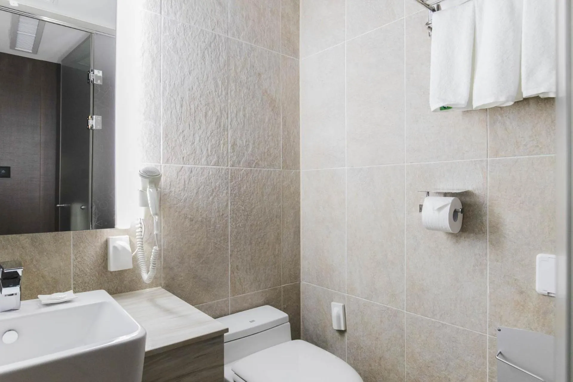 Shower in Hotel Elora