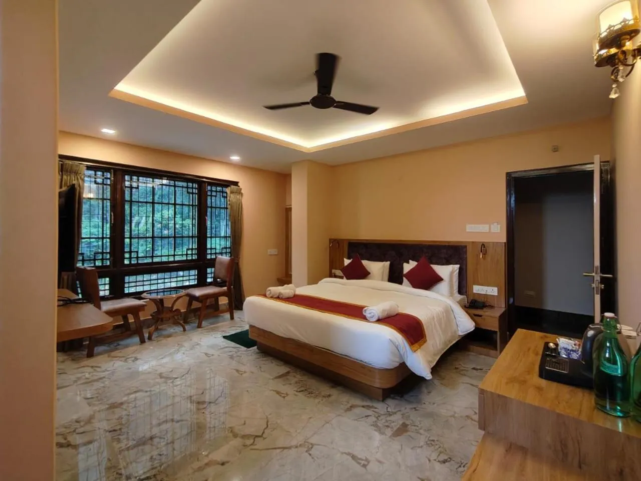 Bedroom, Bed in Nature's Nest Resort