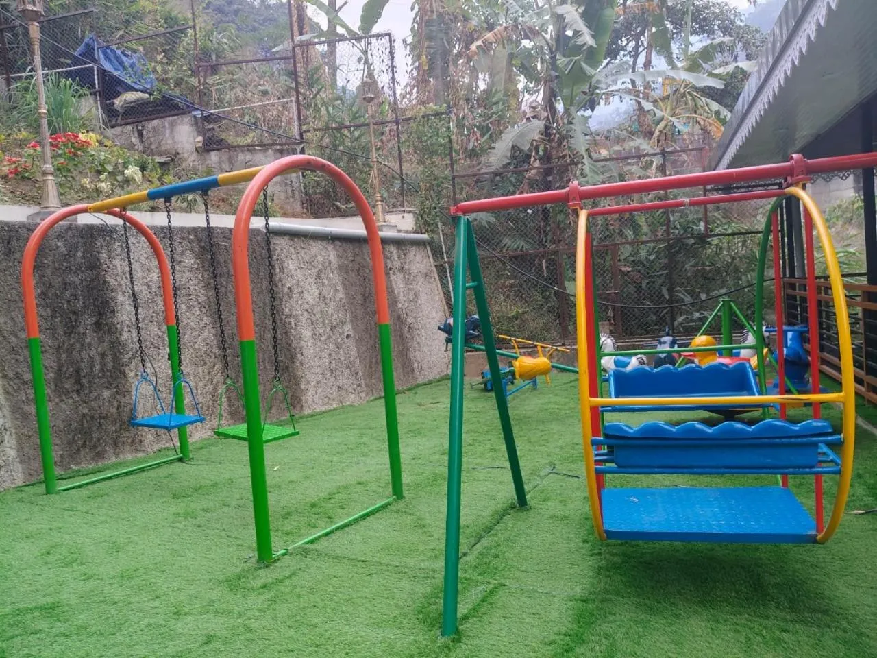 Children play ground in Nature's Nest Resort