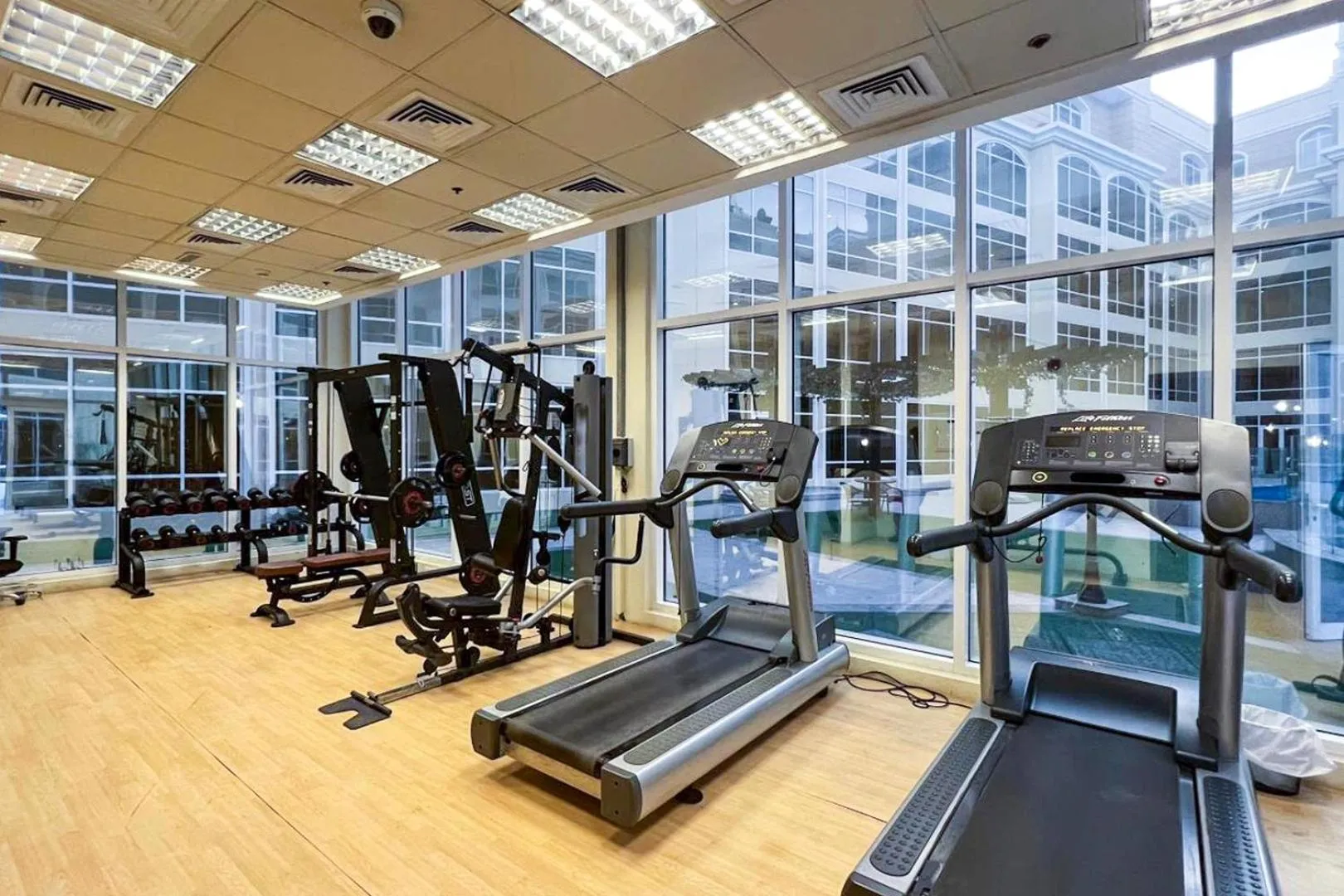 Fitness centre/facilities in Livbnb-Spacious JVC Studio, Near Dining and Shops