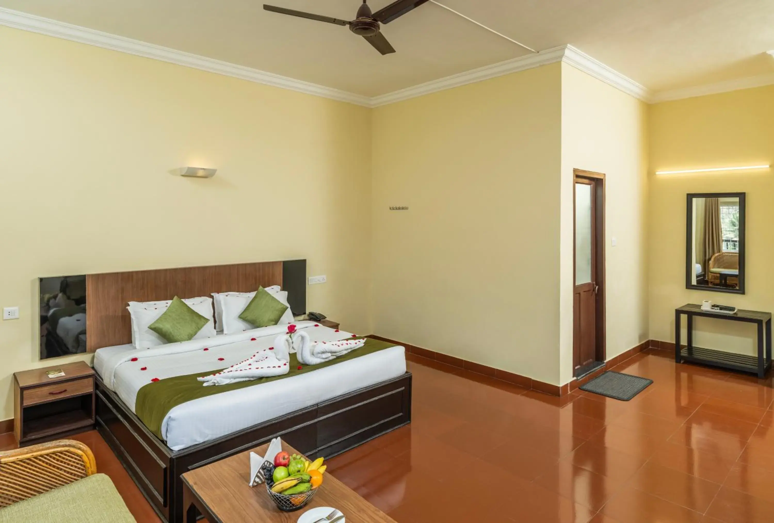 Bed in The Cardamom Thekkady Bed in The Cardamom Thekkady