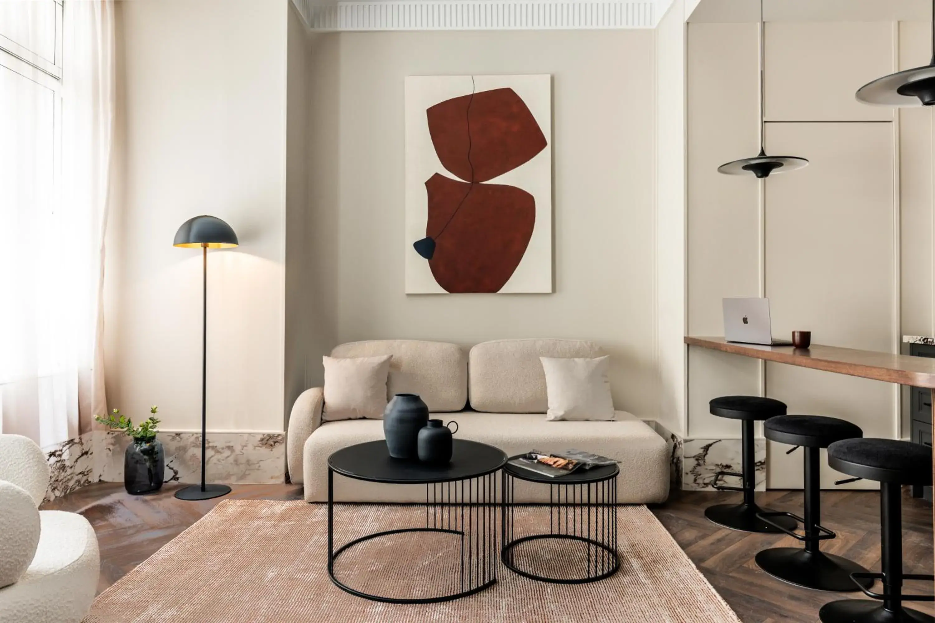 Living room in Rua Augusta Living room in Rua Augusta