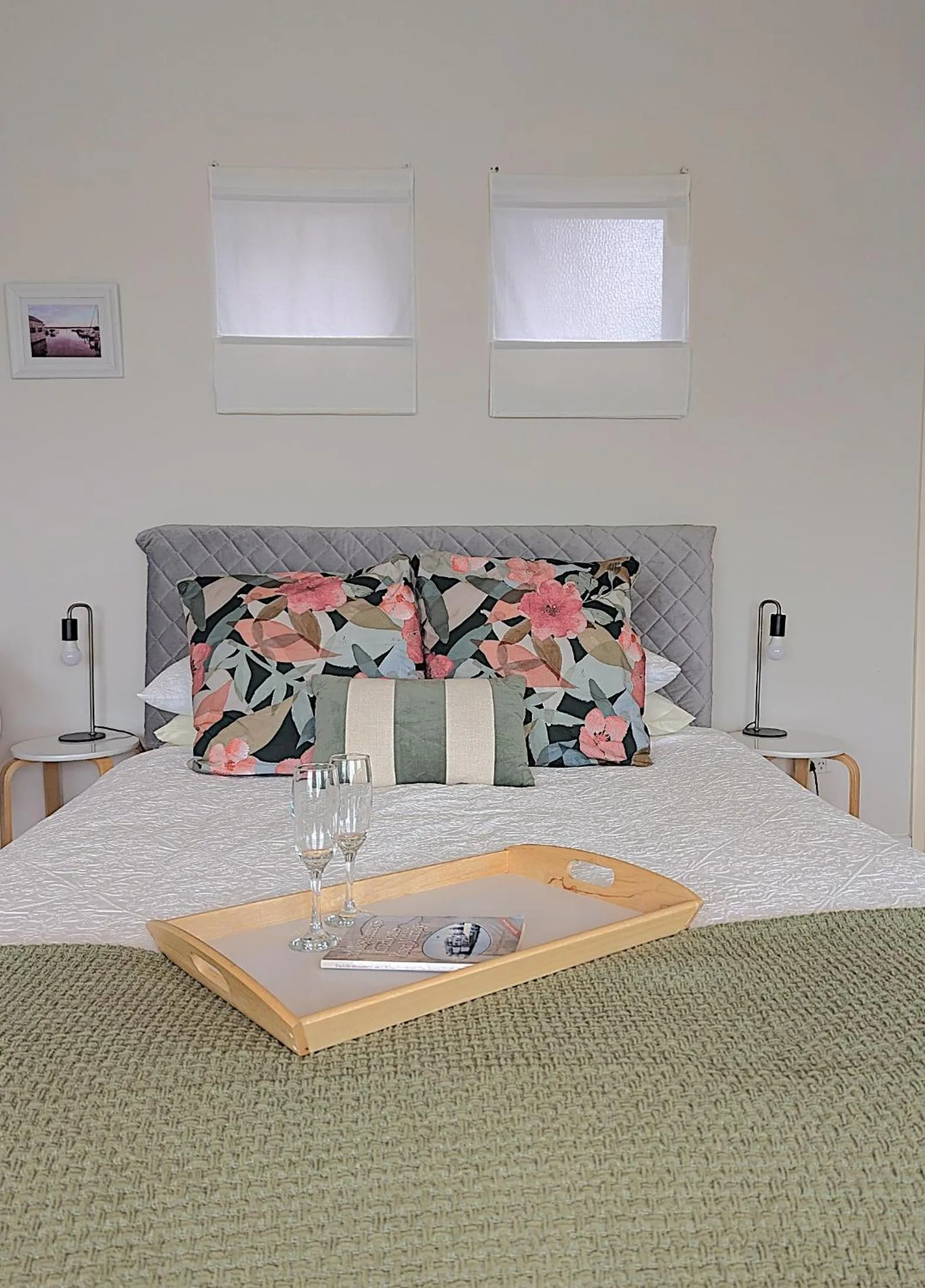 Bed in Boat Haven Studios