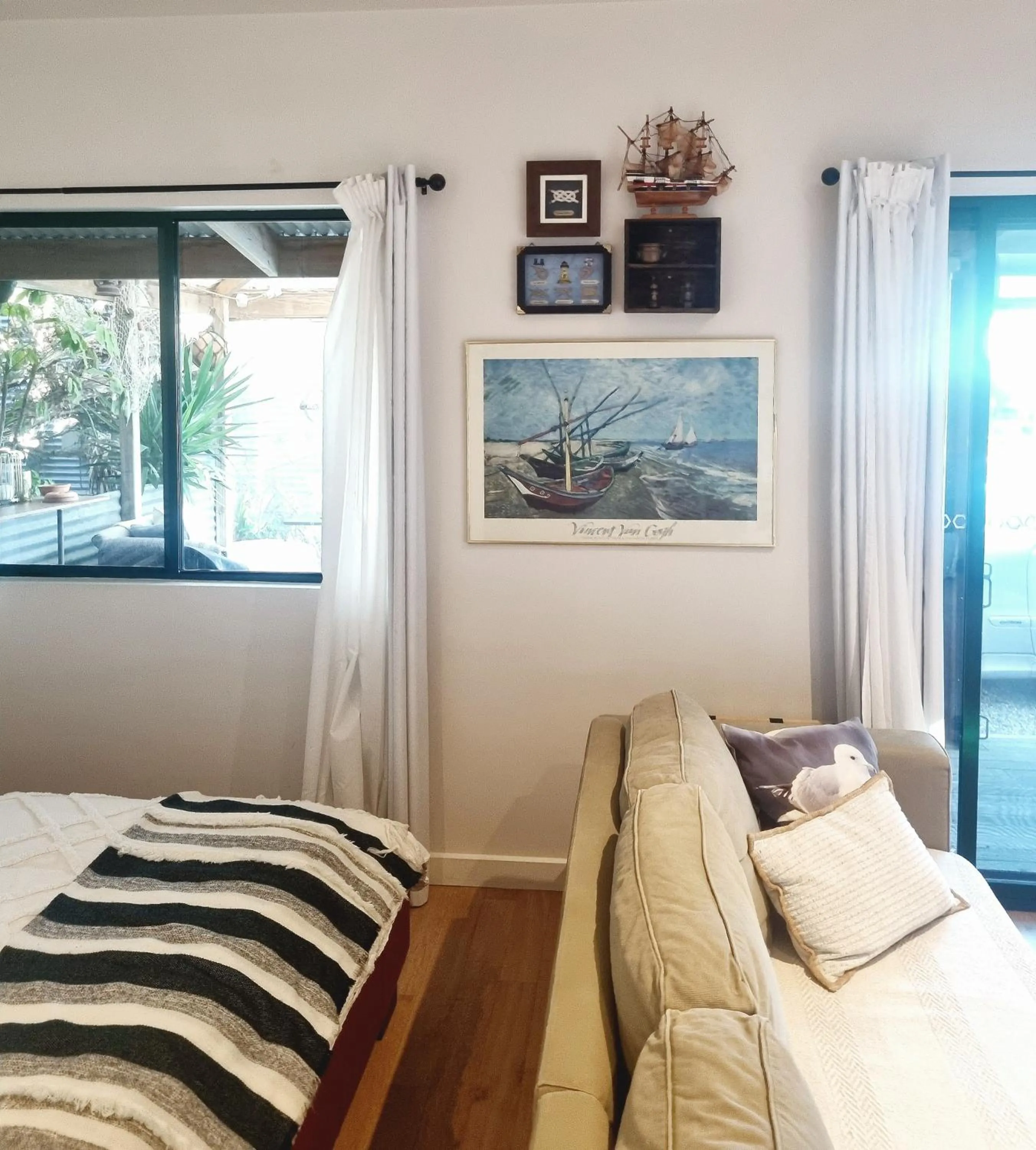 Bed in Boat Haven Studios