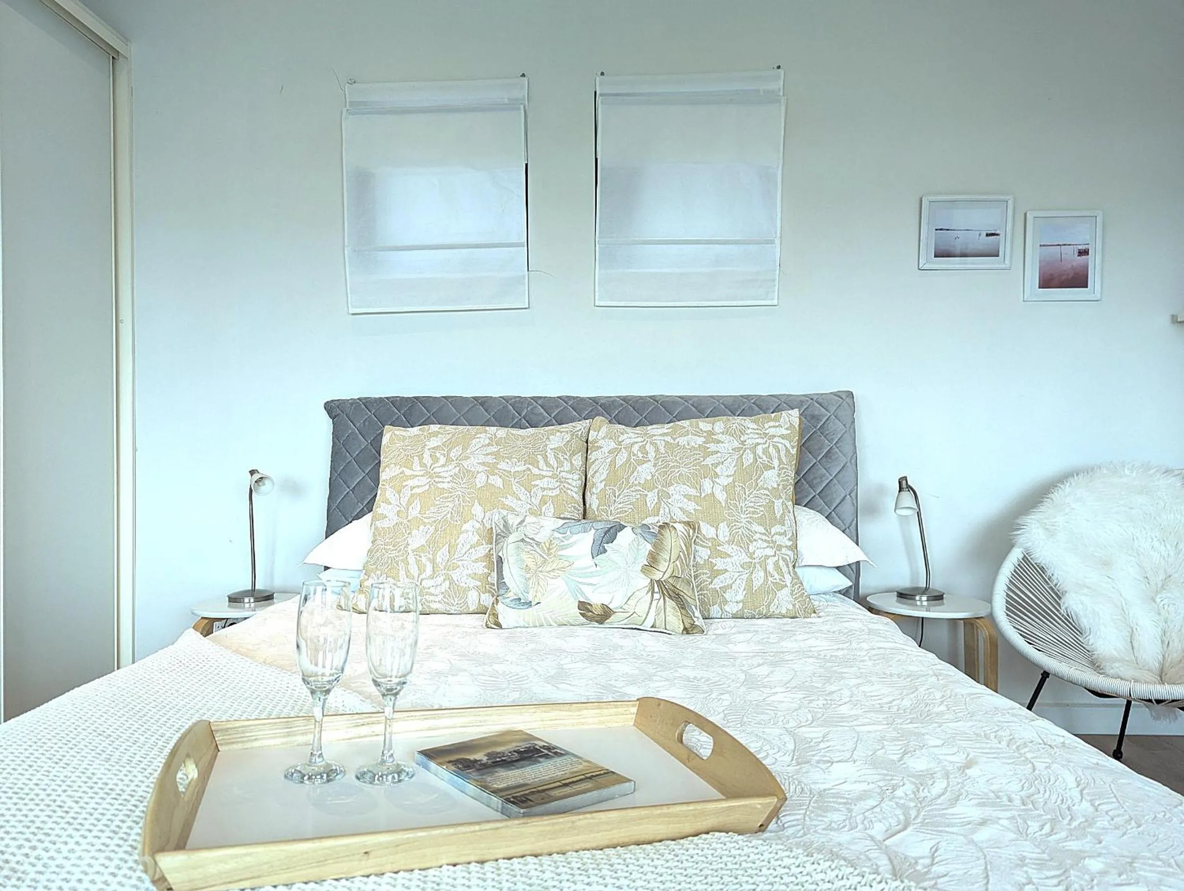 Bed in Boat Haven Studios