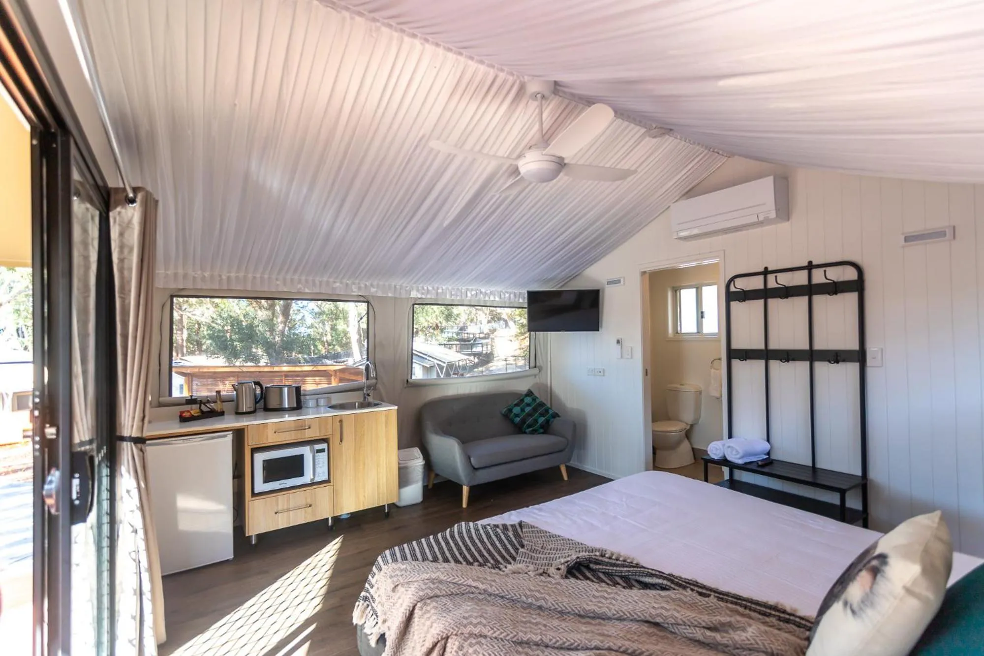 Bed in Port Stephens Koala Sanctuary