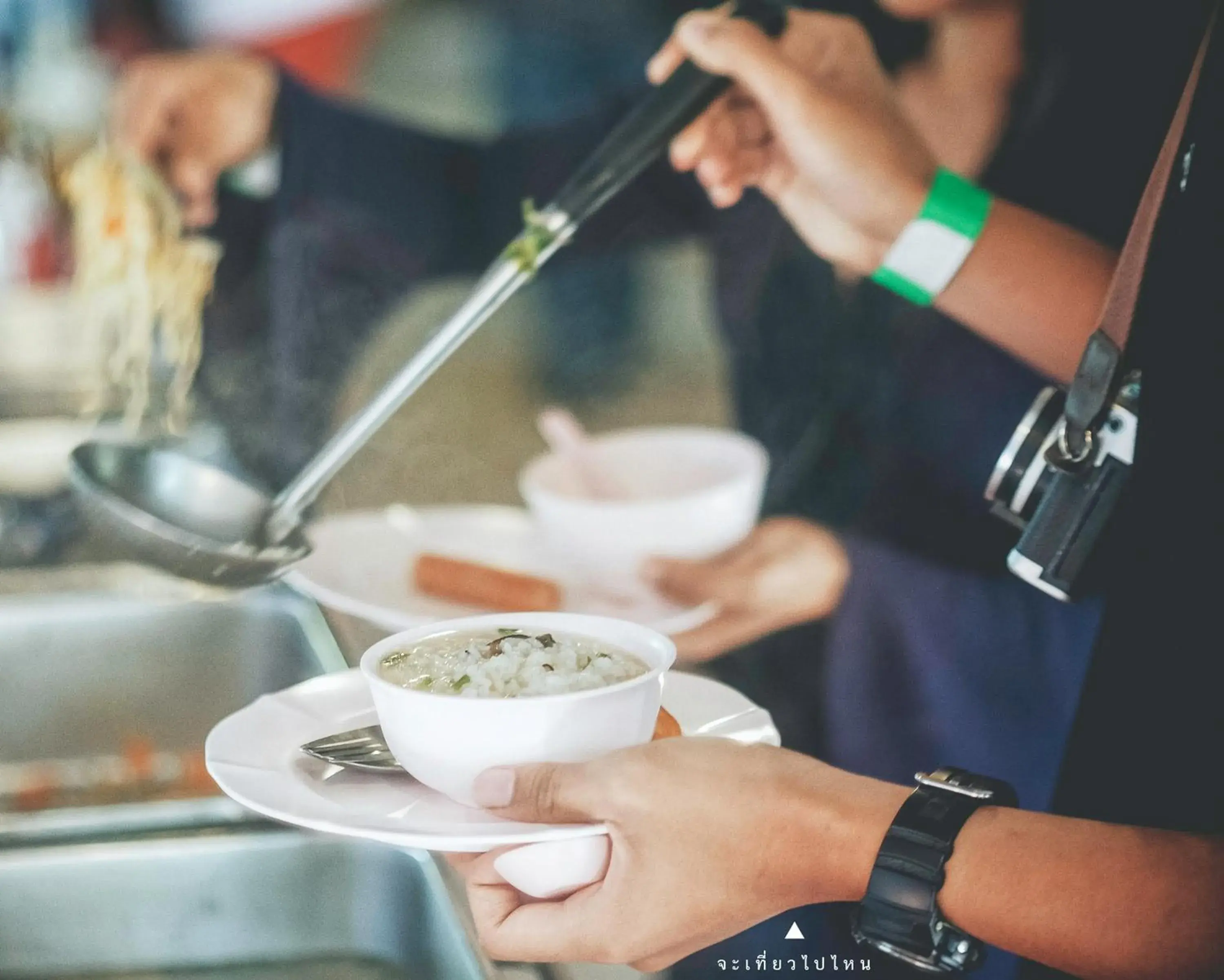 Buffet breakfast in Saksupha Resort Buffet breakfast in Saksupha Resort