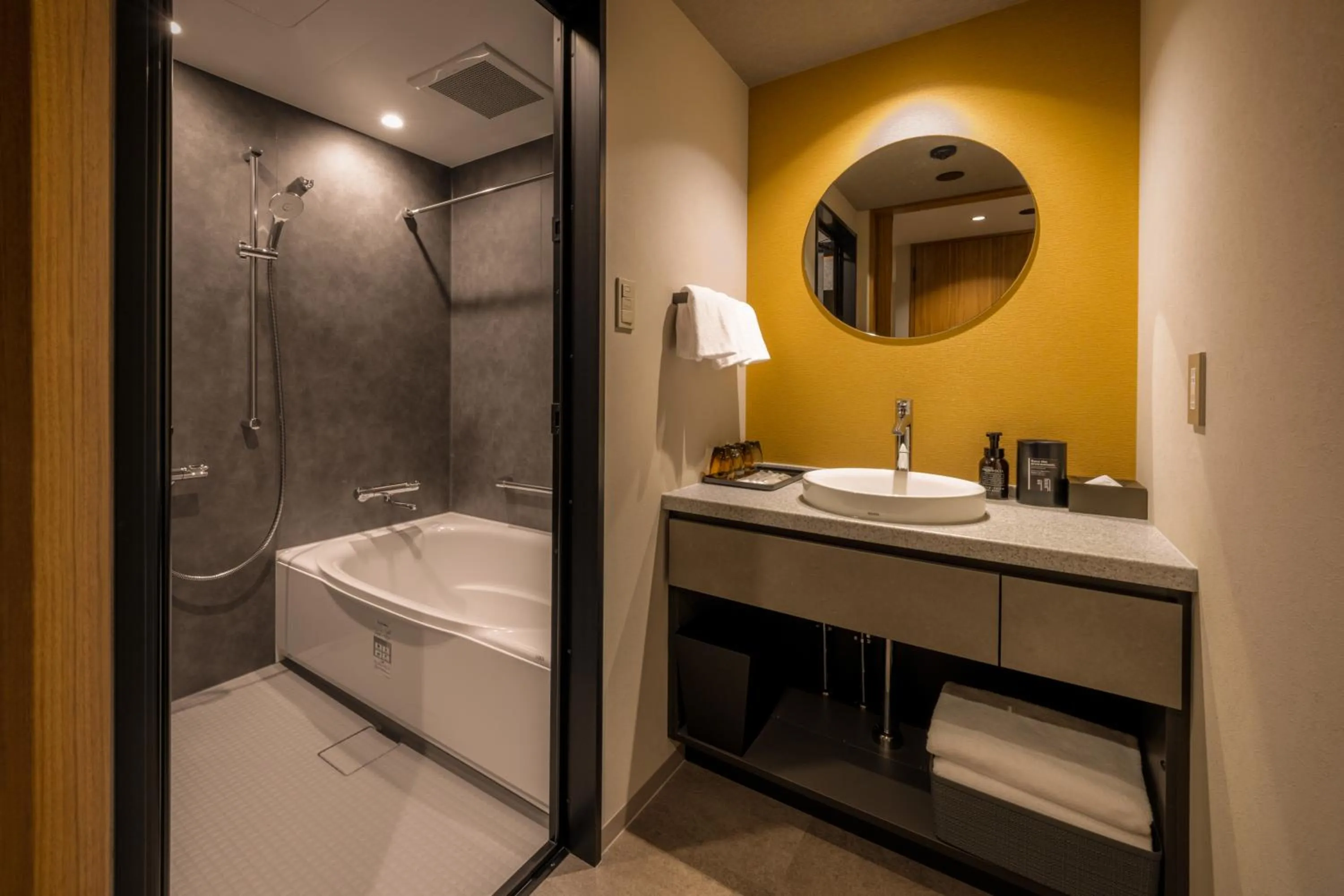 Bathroom in &Here SHINJUKU