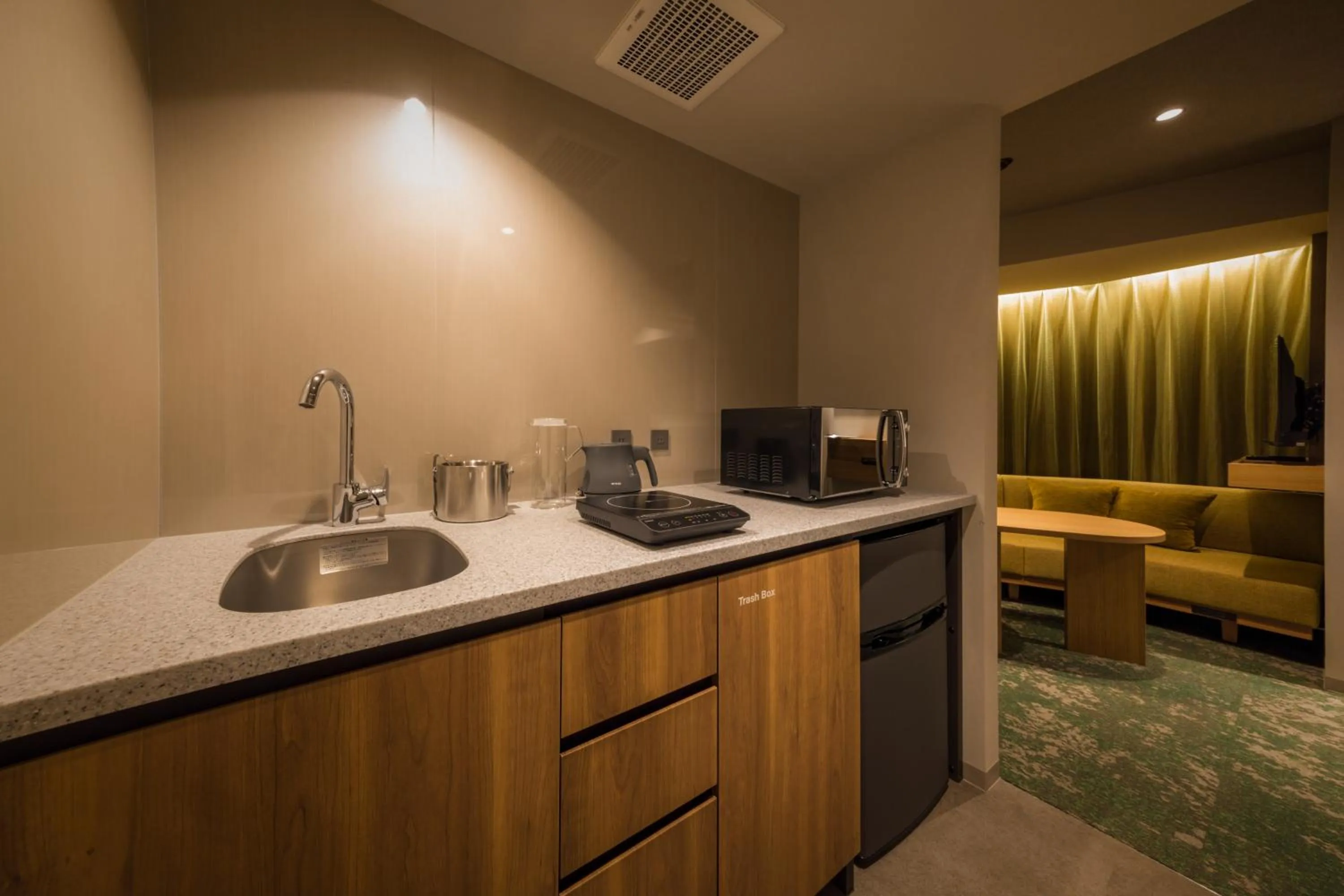 Kitchen or kitchenette in &Here SHINJUKU