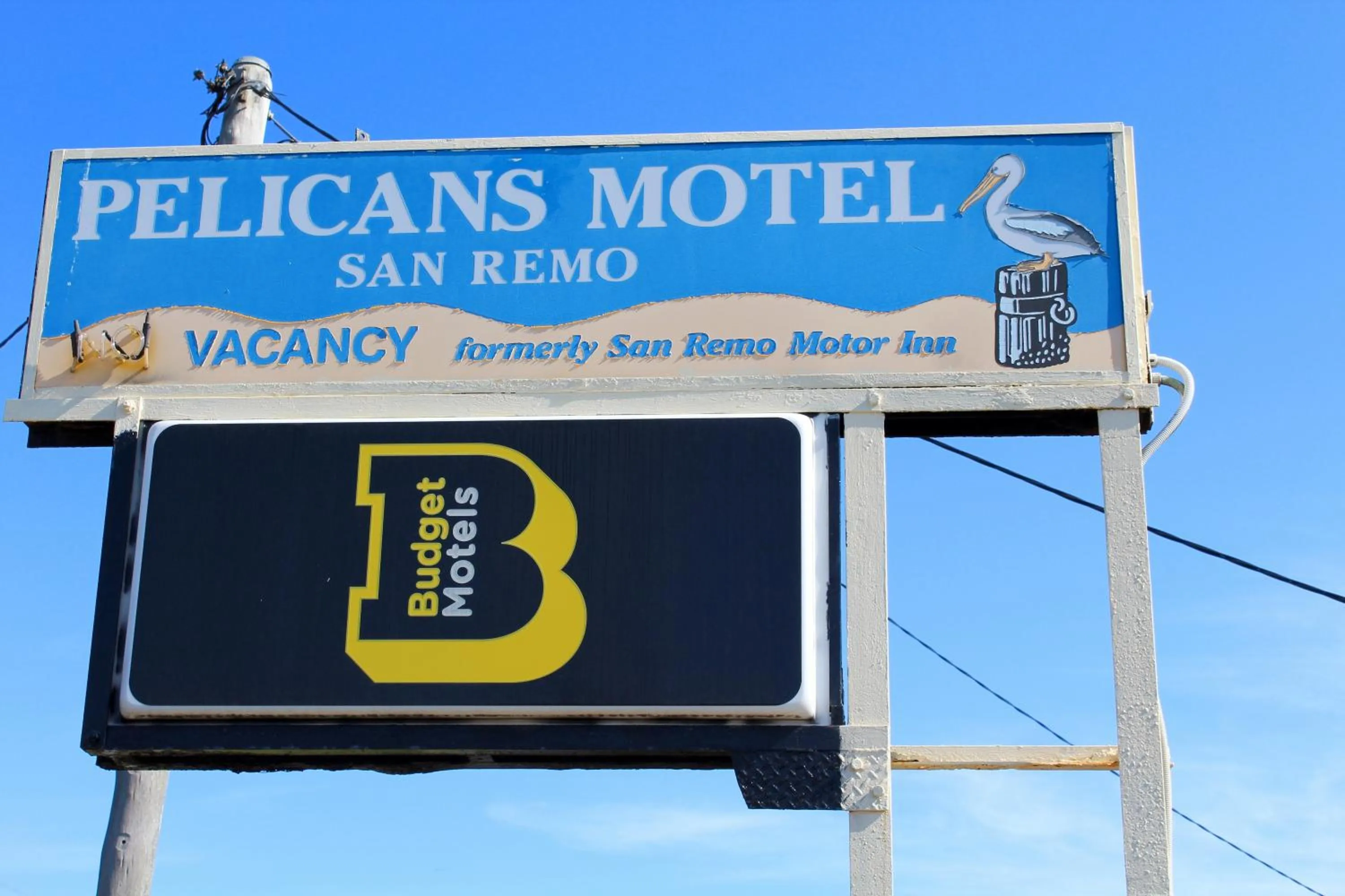Property logo or sign in Pelicans Motel San Remo