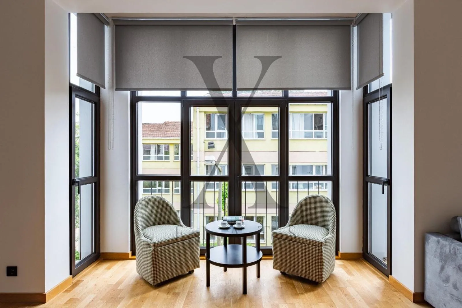 Living room in X Flats Kaiser