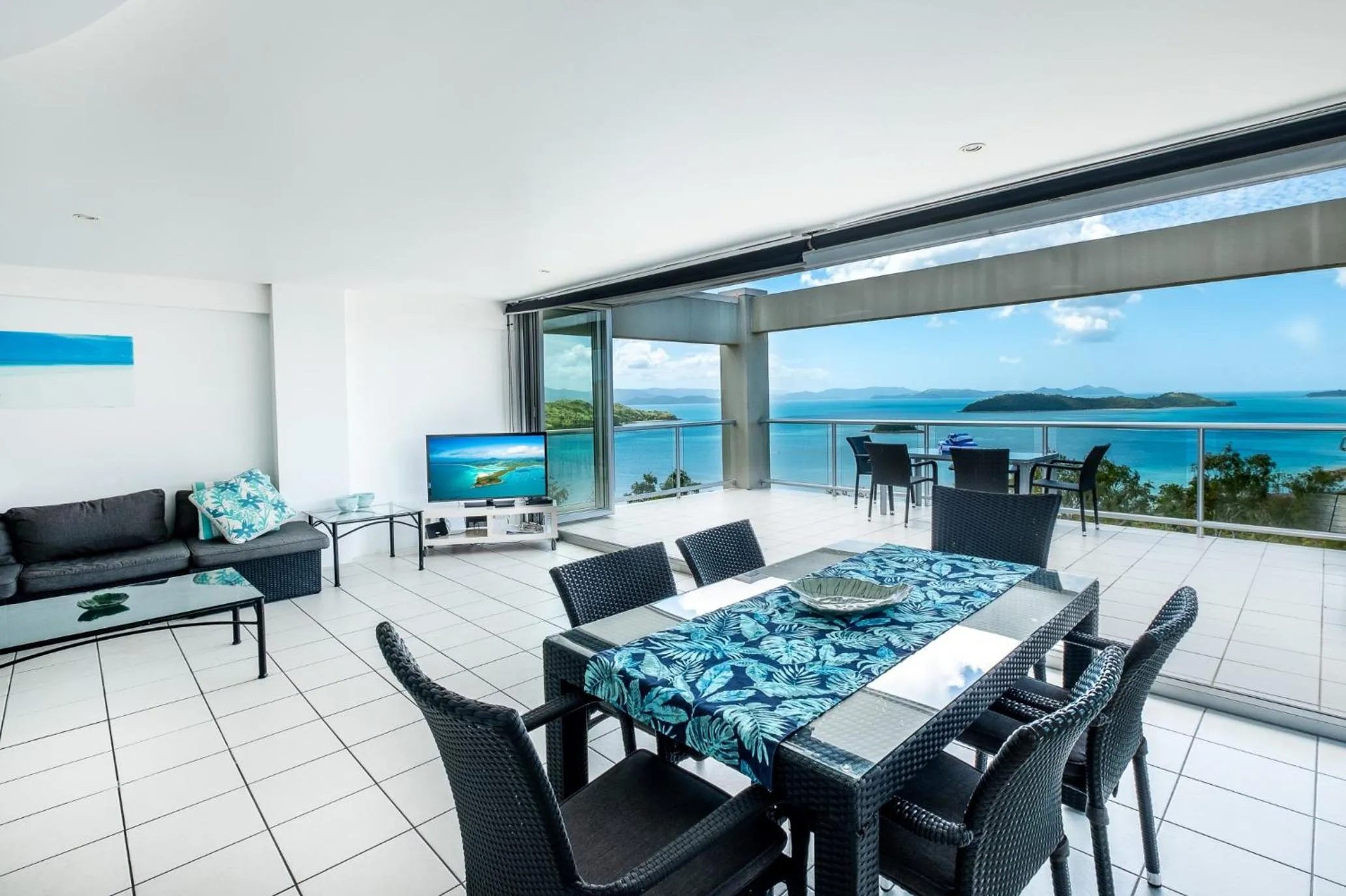 Dining area in Ocean View Villas