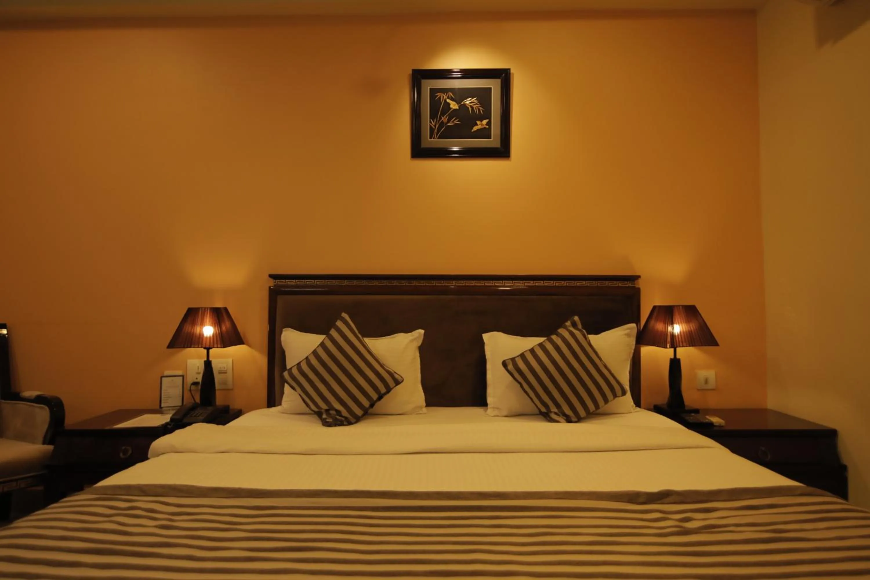 Bed in Hotel KRC Palace