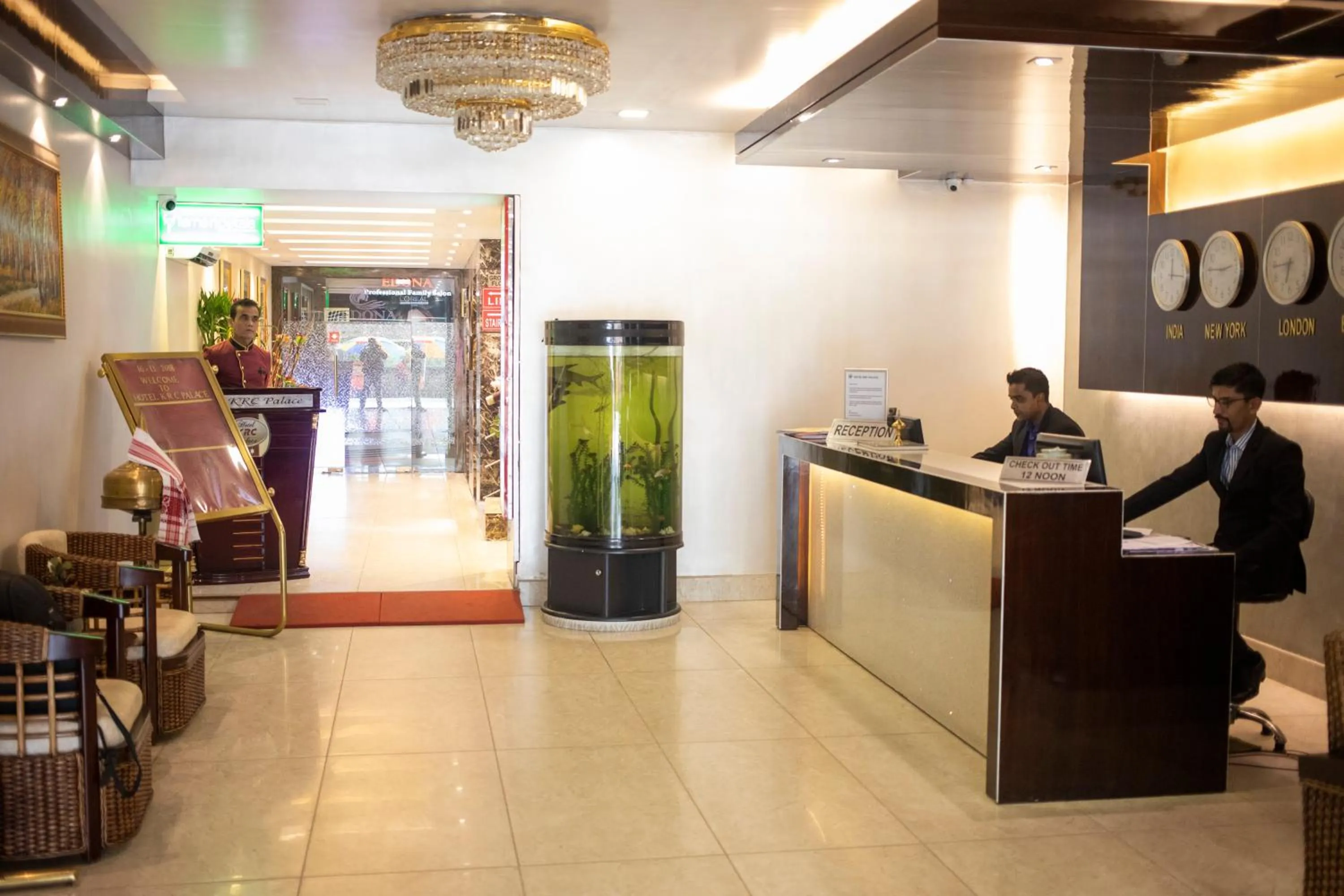 Lobby or reception in Hotel KRC Palace