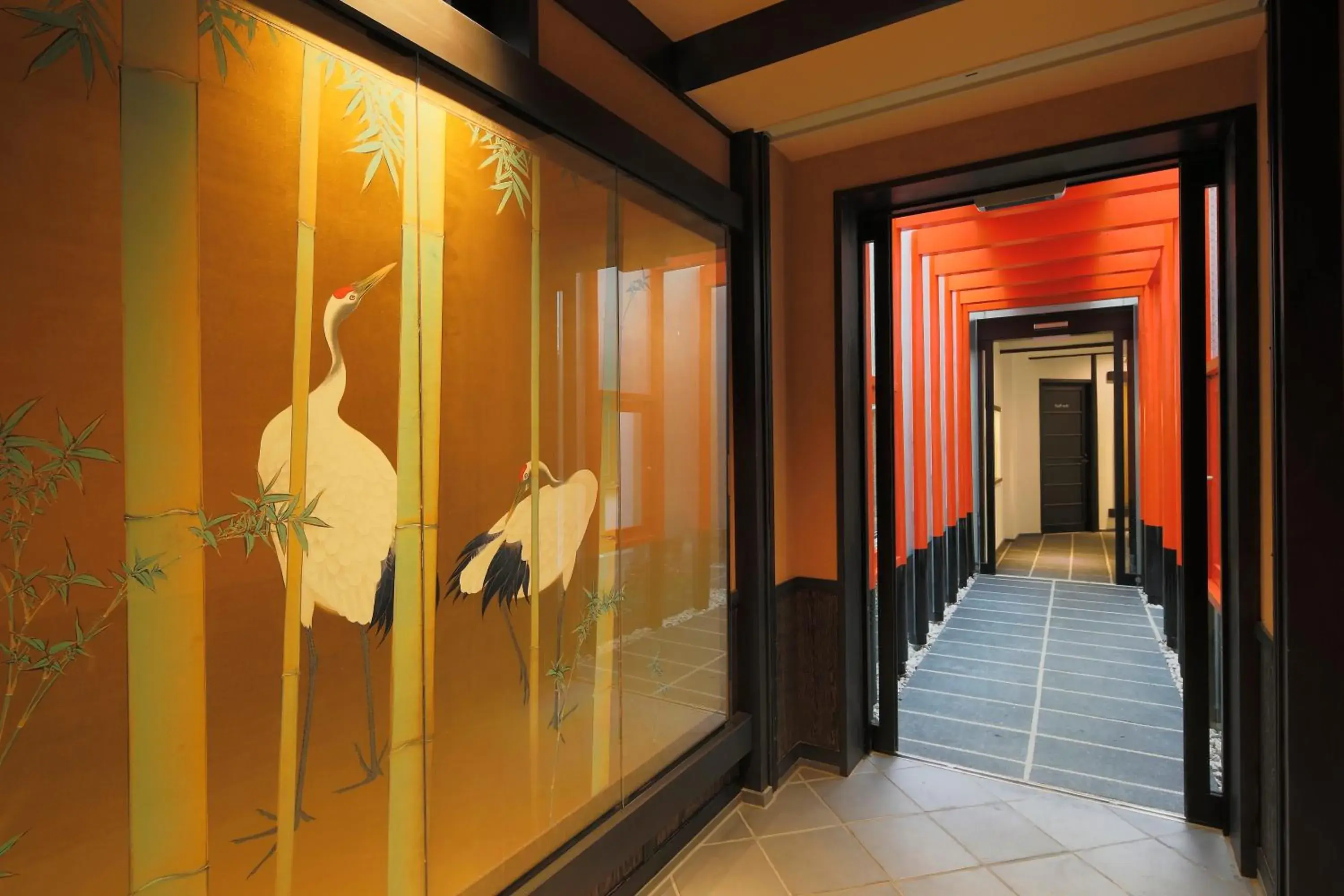 Facade/entrance in Kyomachiya Ryokan Sakura Urushitei Facade/entrance in Kyomachiya Ryokan Sakura Urushitei