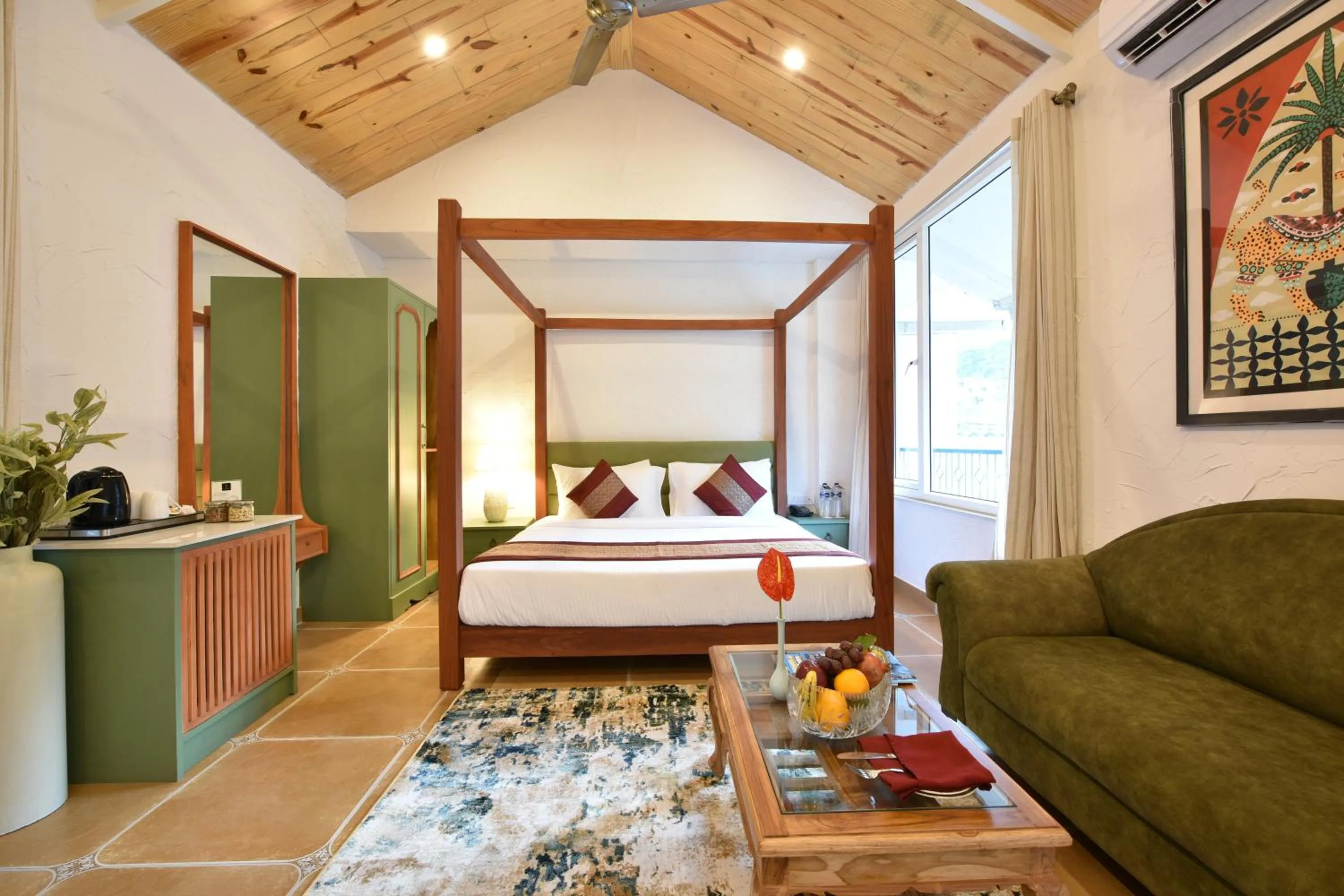 Bed in Tiaraa Lite A Ganges Retreat