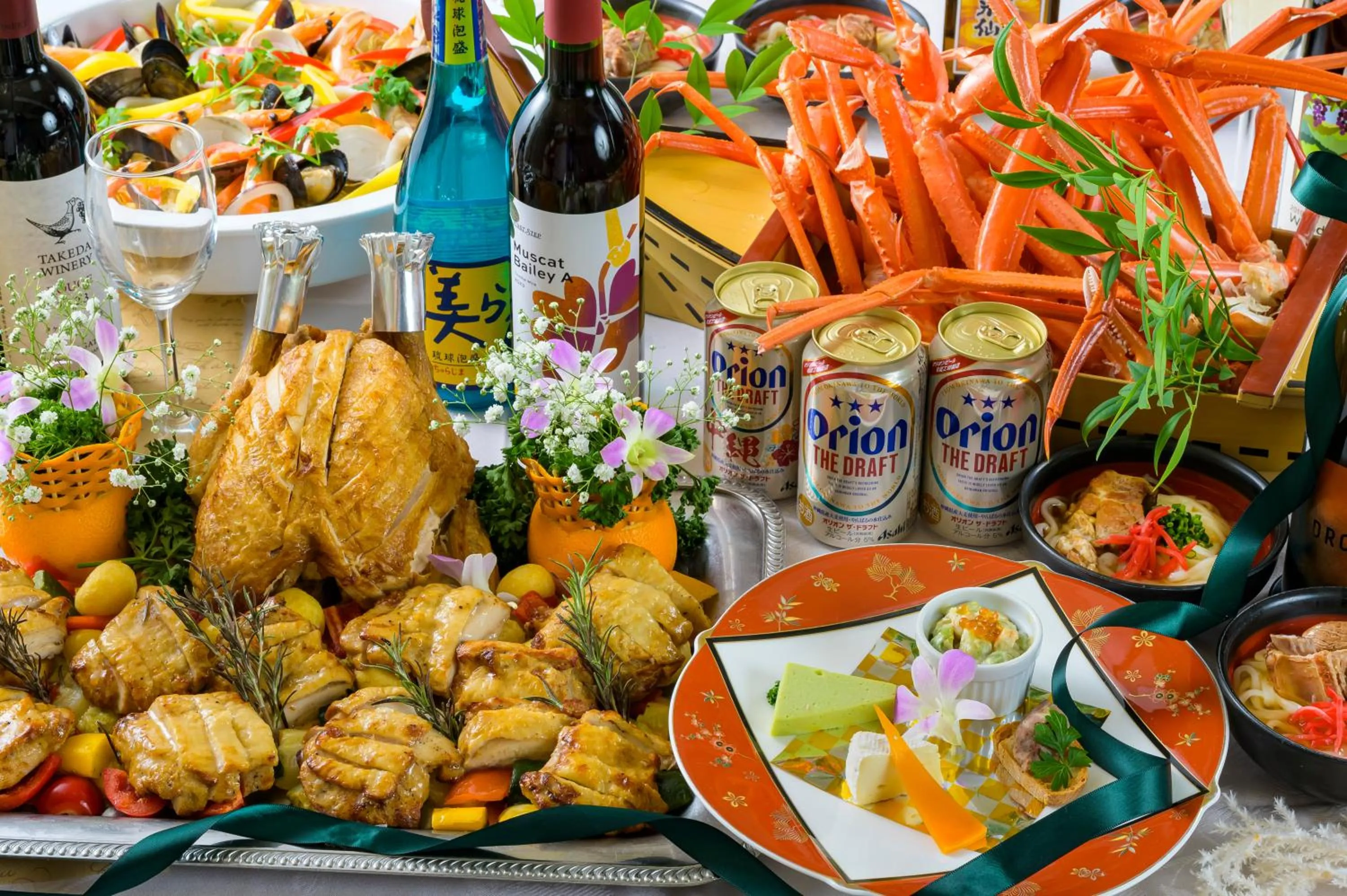 Food in Senkeien Tsukioka Hotel