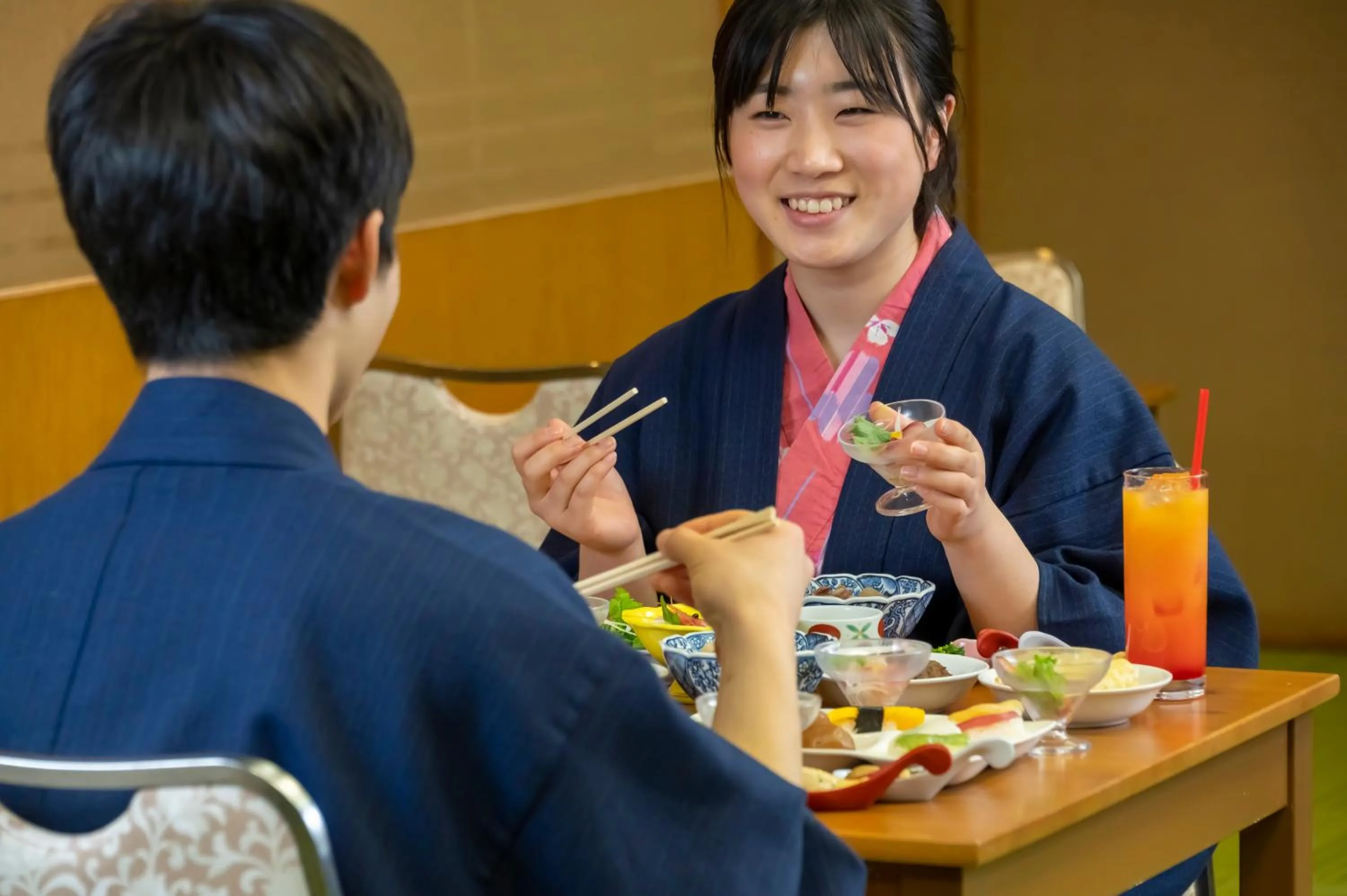 Food close-up in Senkeien Tsukioka Hotel