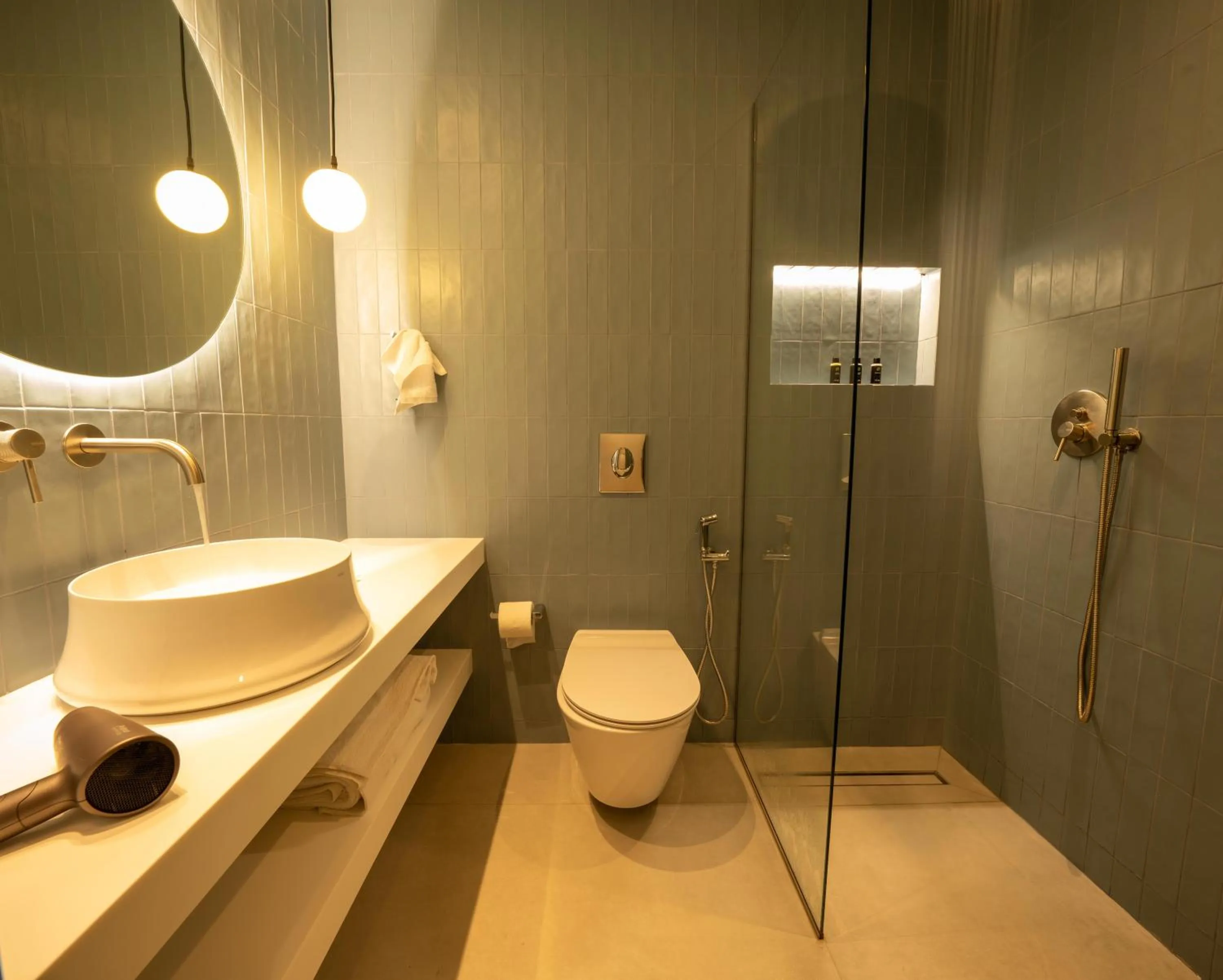 Shower in Whisper Athens Suites