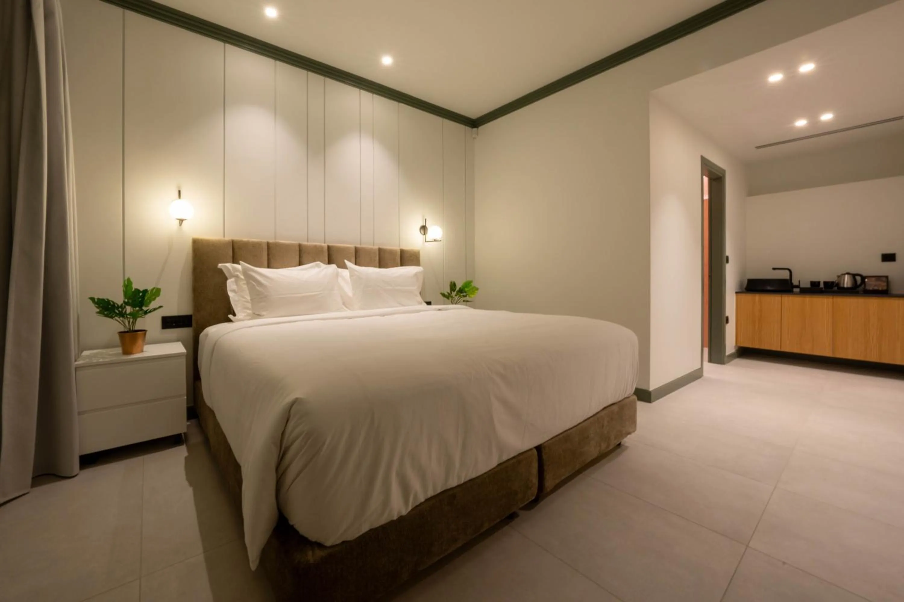 Bedroom, Bed in Whisper Athens Suites