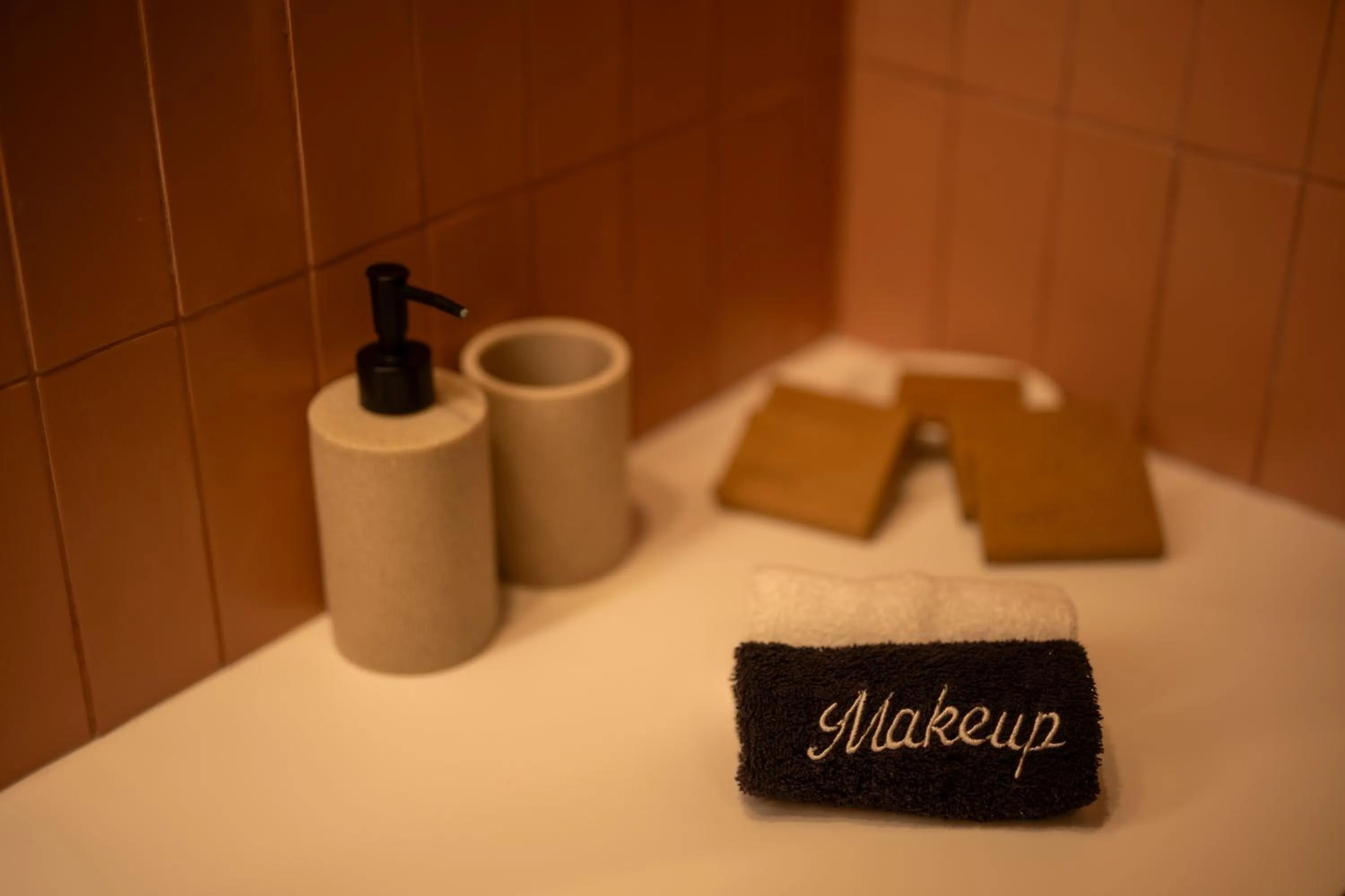 Bathroom in Whisper Athens Suites