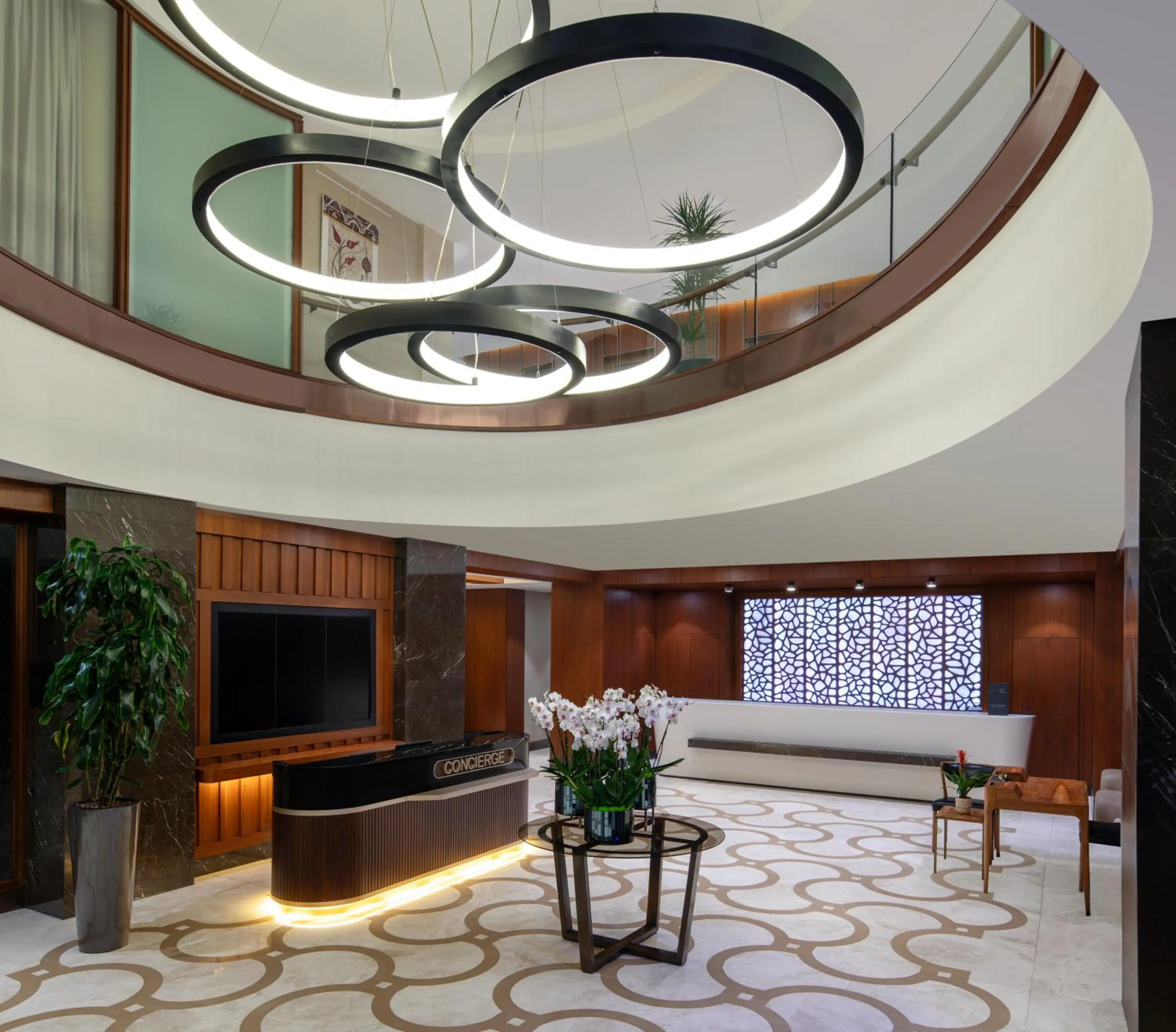 Lobby or reception in Mövenpick Istanbul Hotel Golden Horn