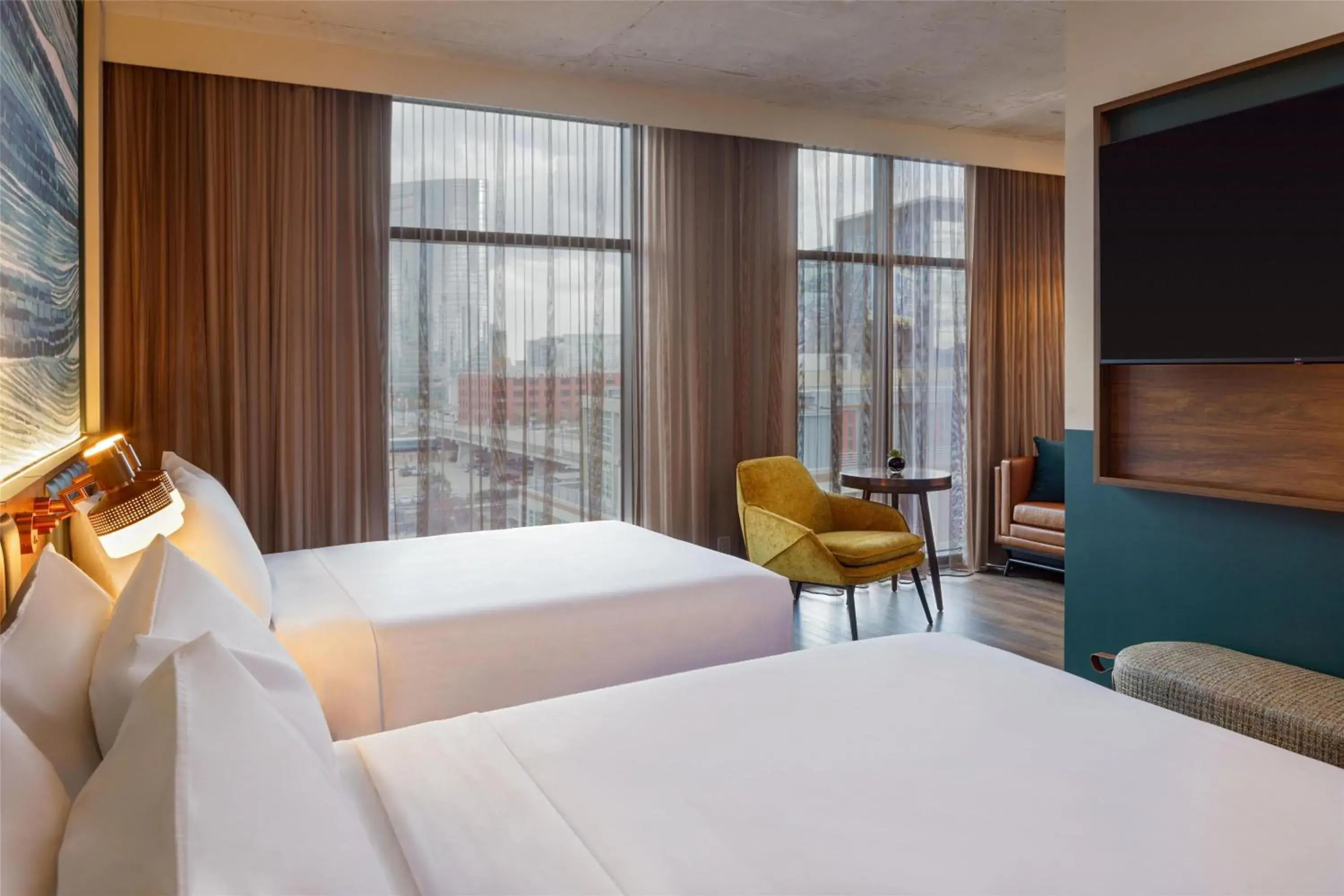 Bedroom, Bed in Caption by Hyatt Downtown Nashville Bedroom, Bed in Caption by Hyatt Downtown Nashville