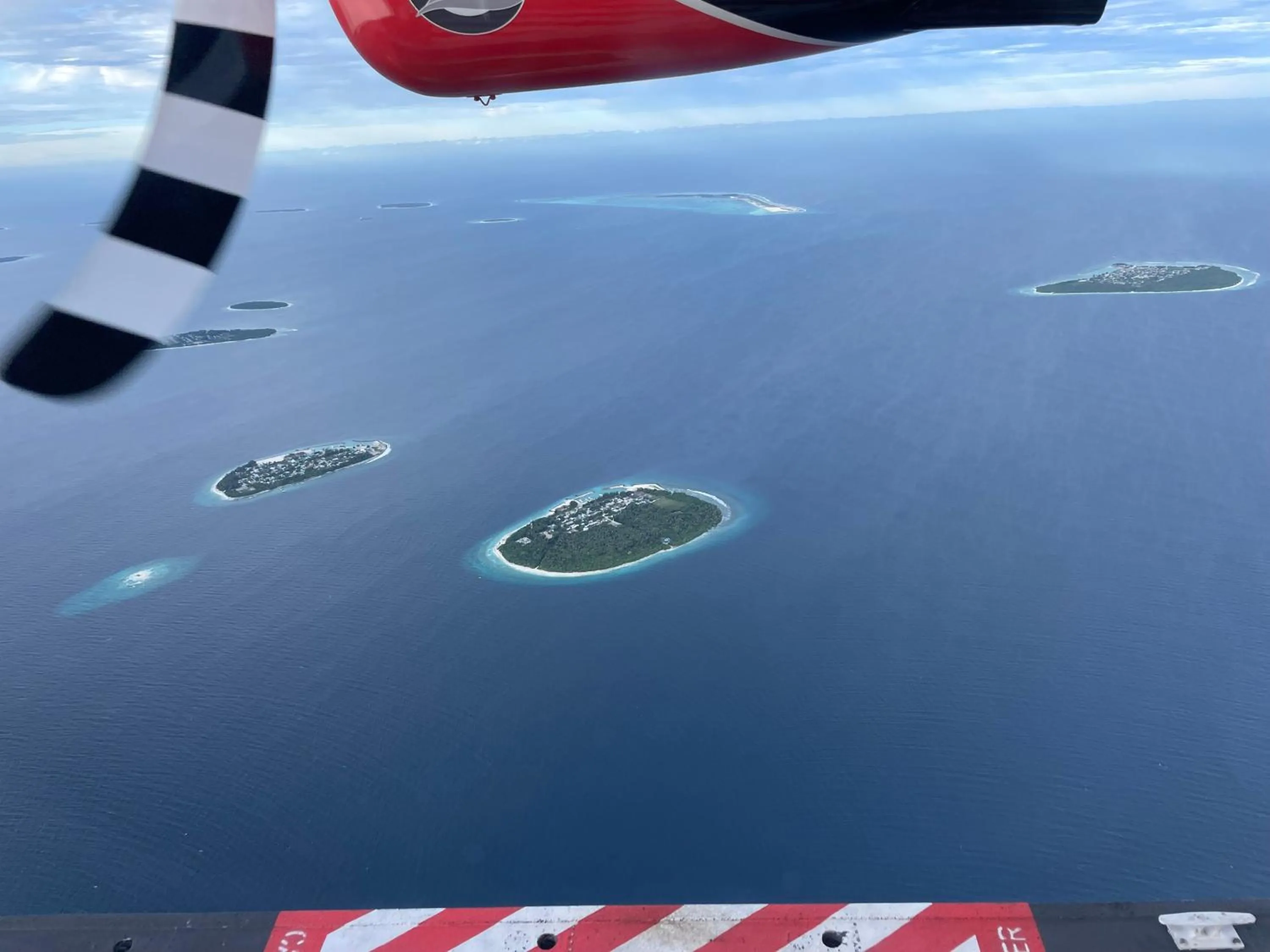 Bird's eye view in Bon Abri Maldives