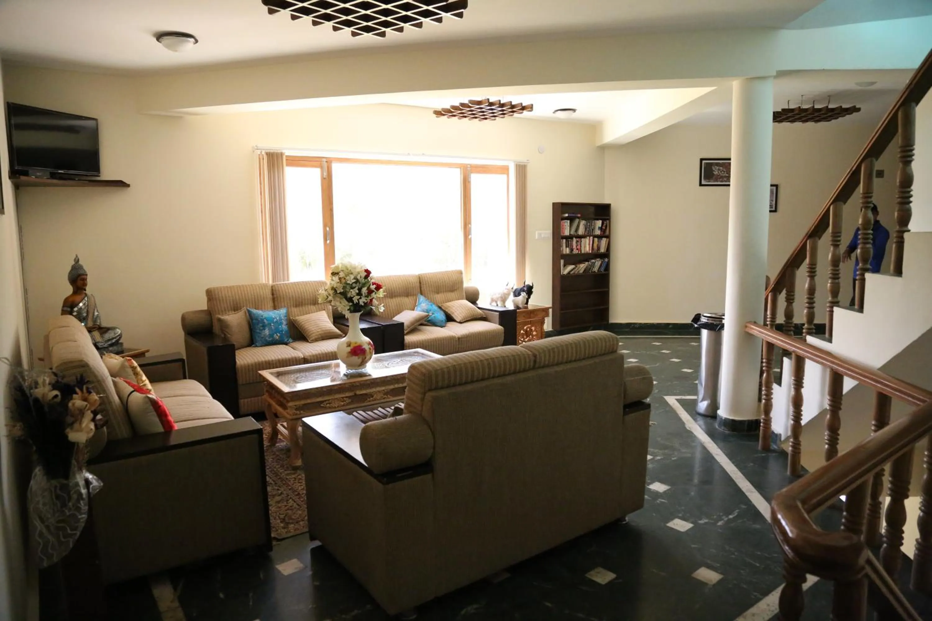 Seating area in Ladakh Himalayan Retreat