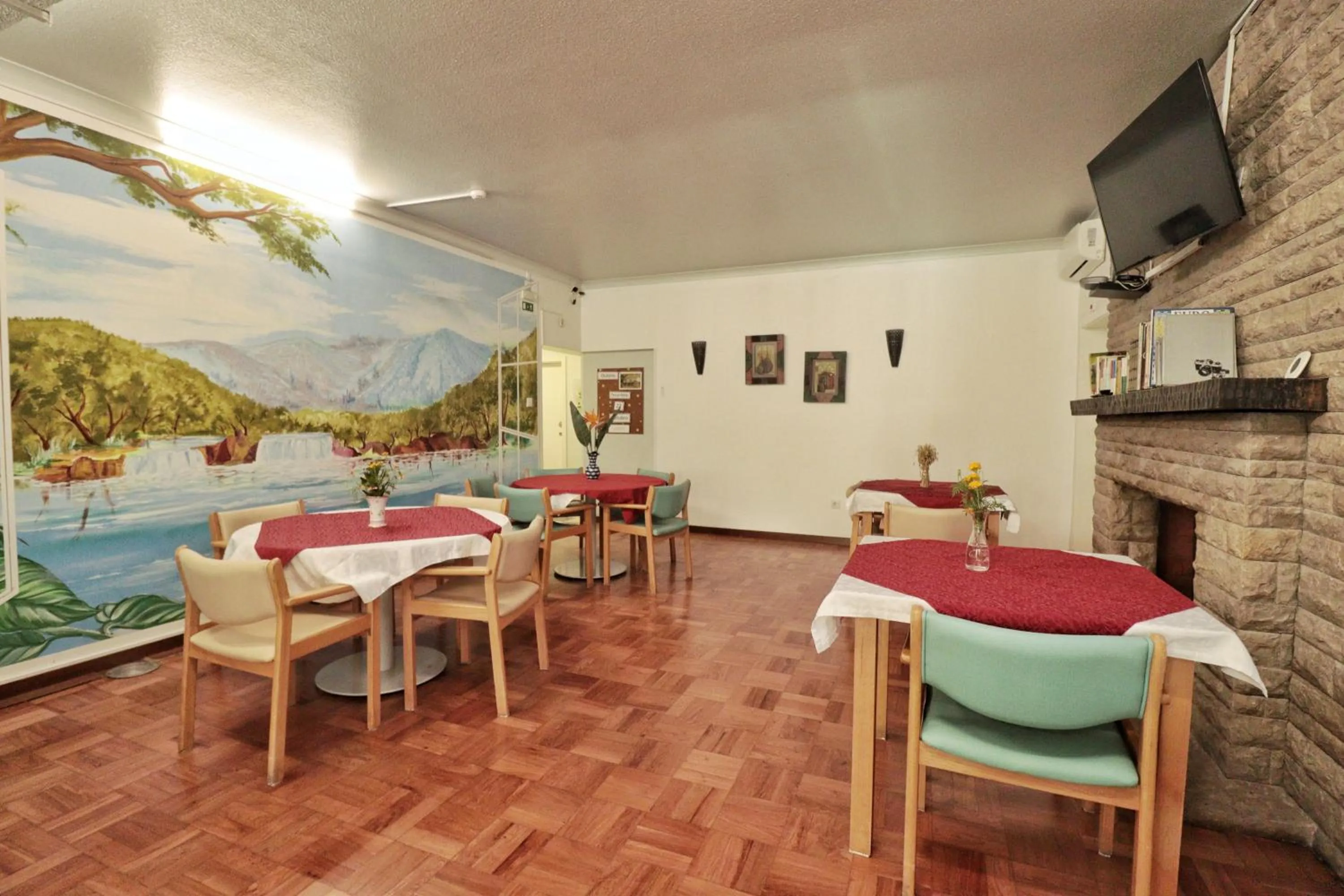 TV and multimedia in Hostel Jardins de São Luís