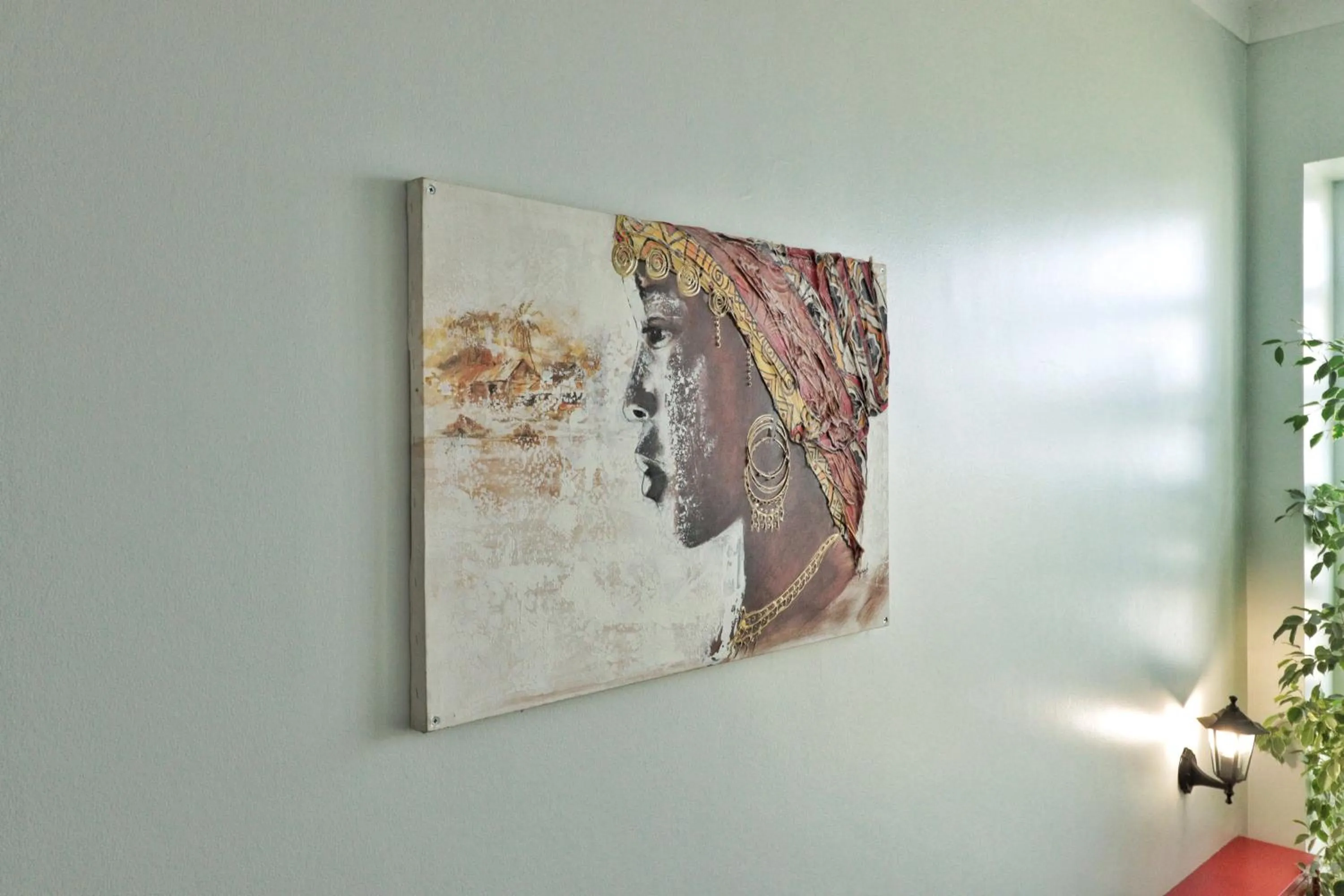 Decorative detail in Hostel Jardins de São Luís