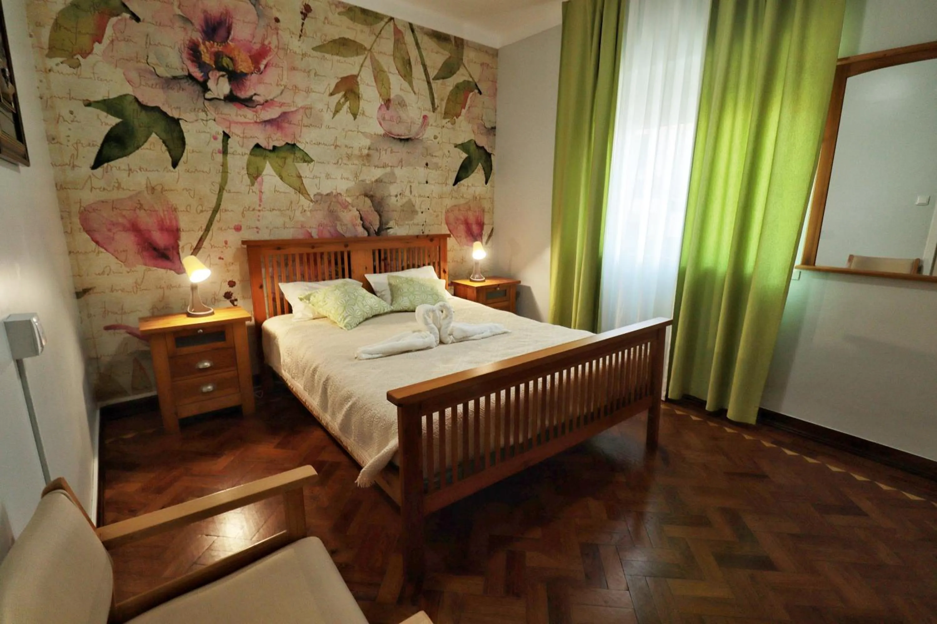 Bed in Hostel Jardins de São Luís