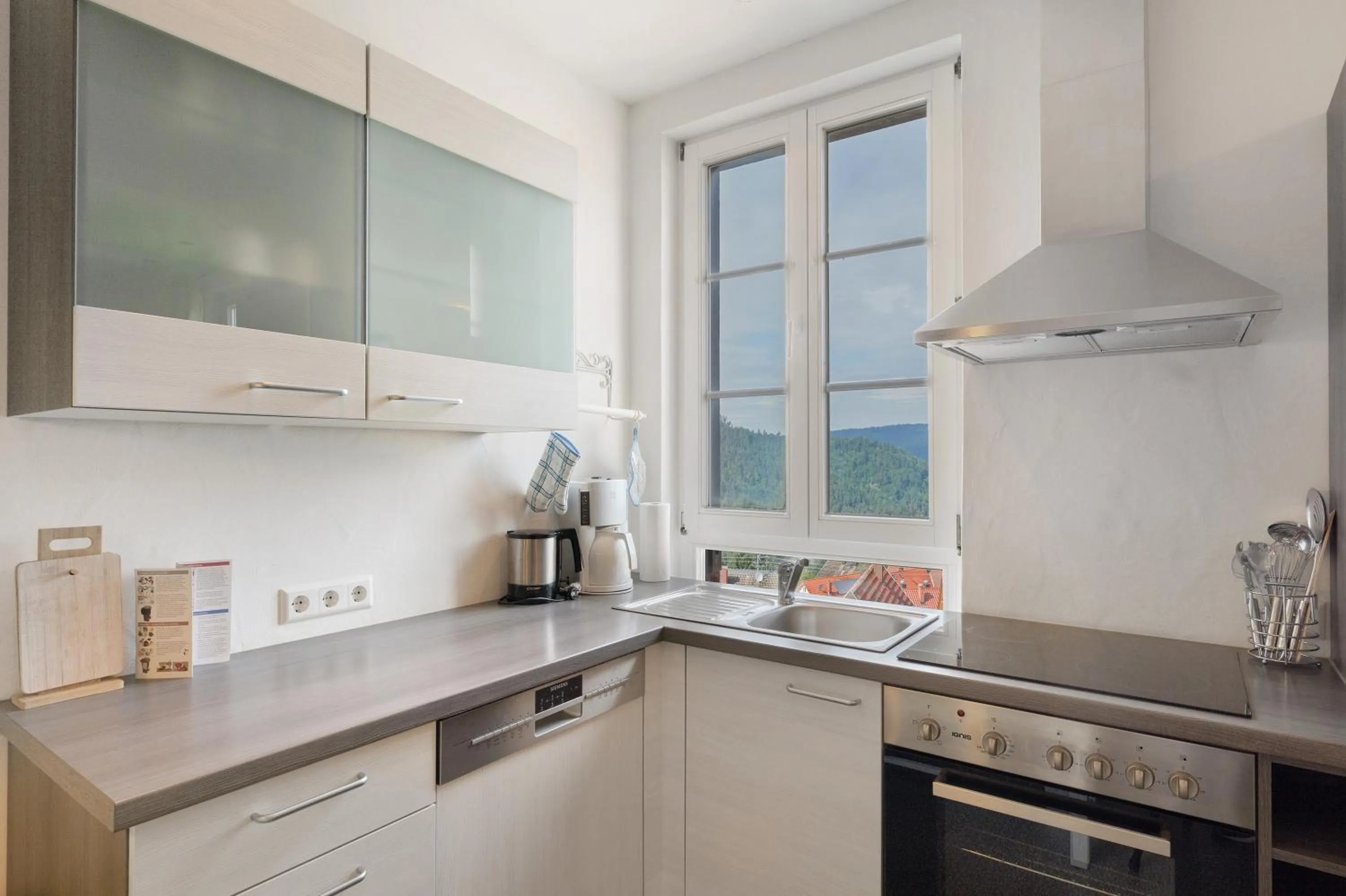 Kitchen or kitchenette in Landhaus Christophorus