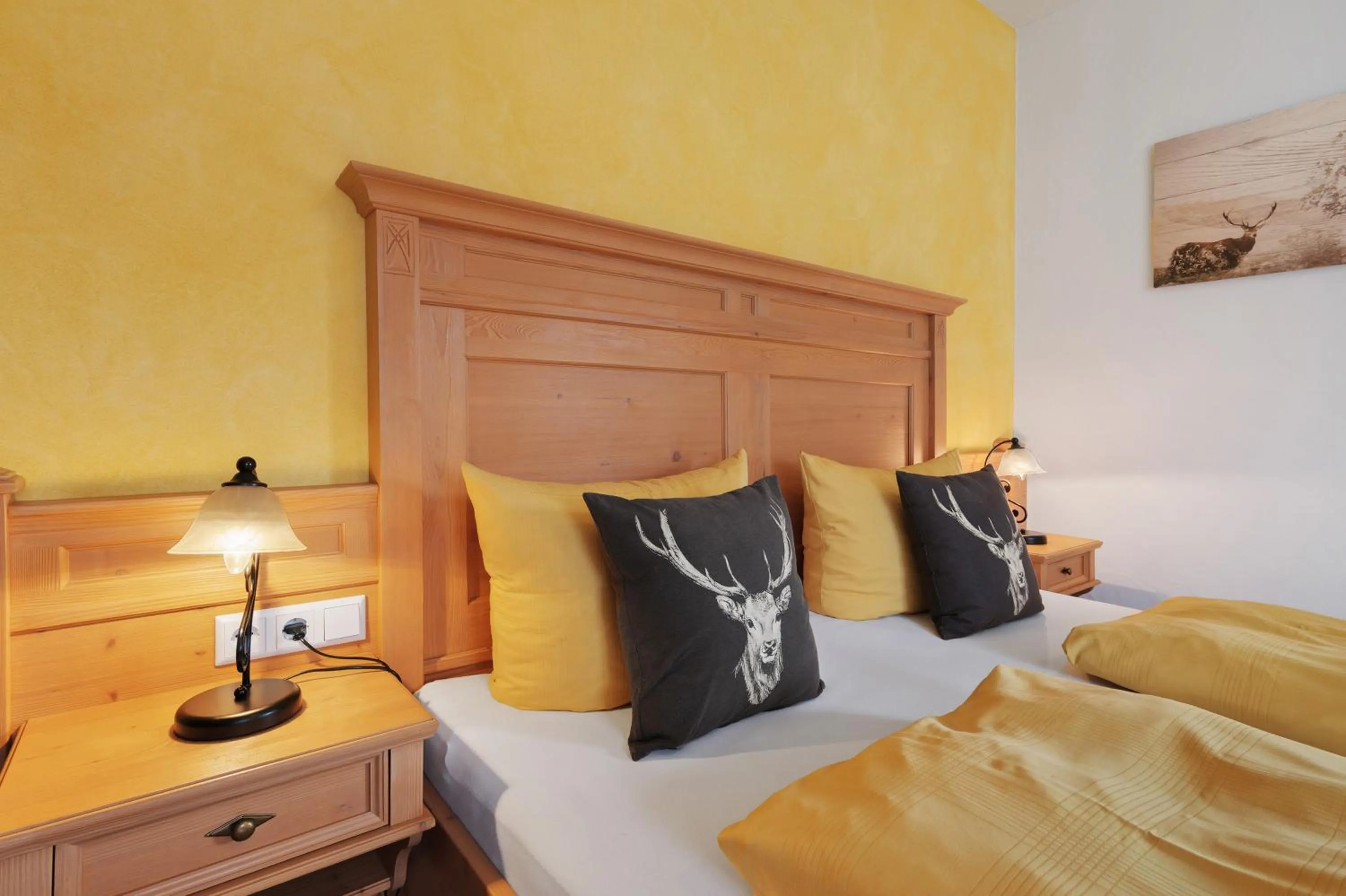 Living room, Bed in Landhaus Christophorus