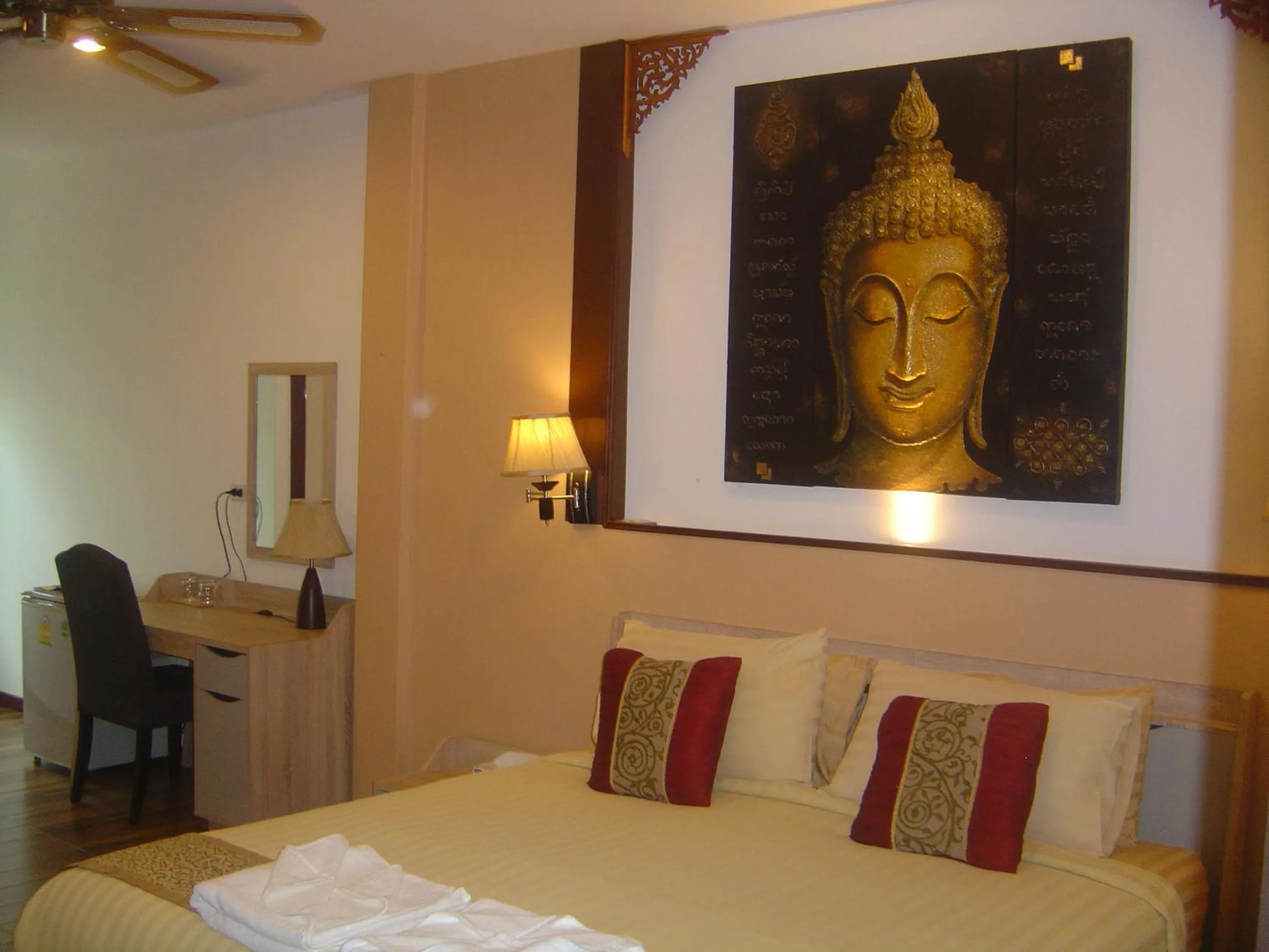 Decorative detail, Bed in QG Resort