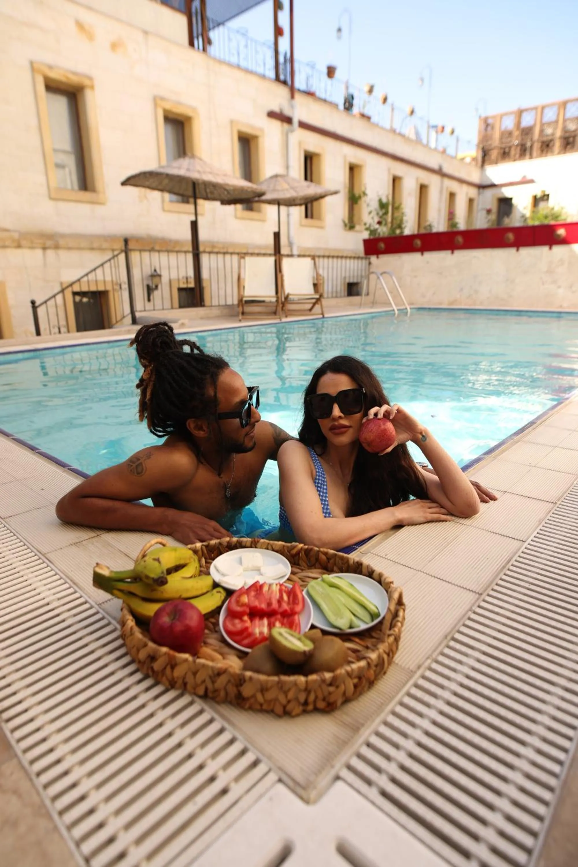 Swimming pool in Goreme Cave Rooms&Pool