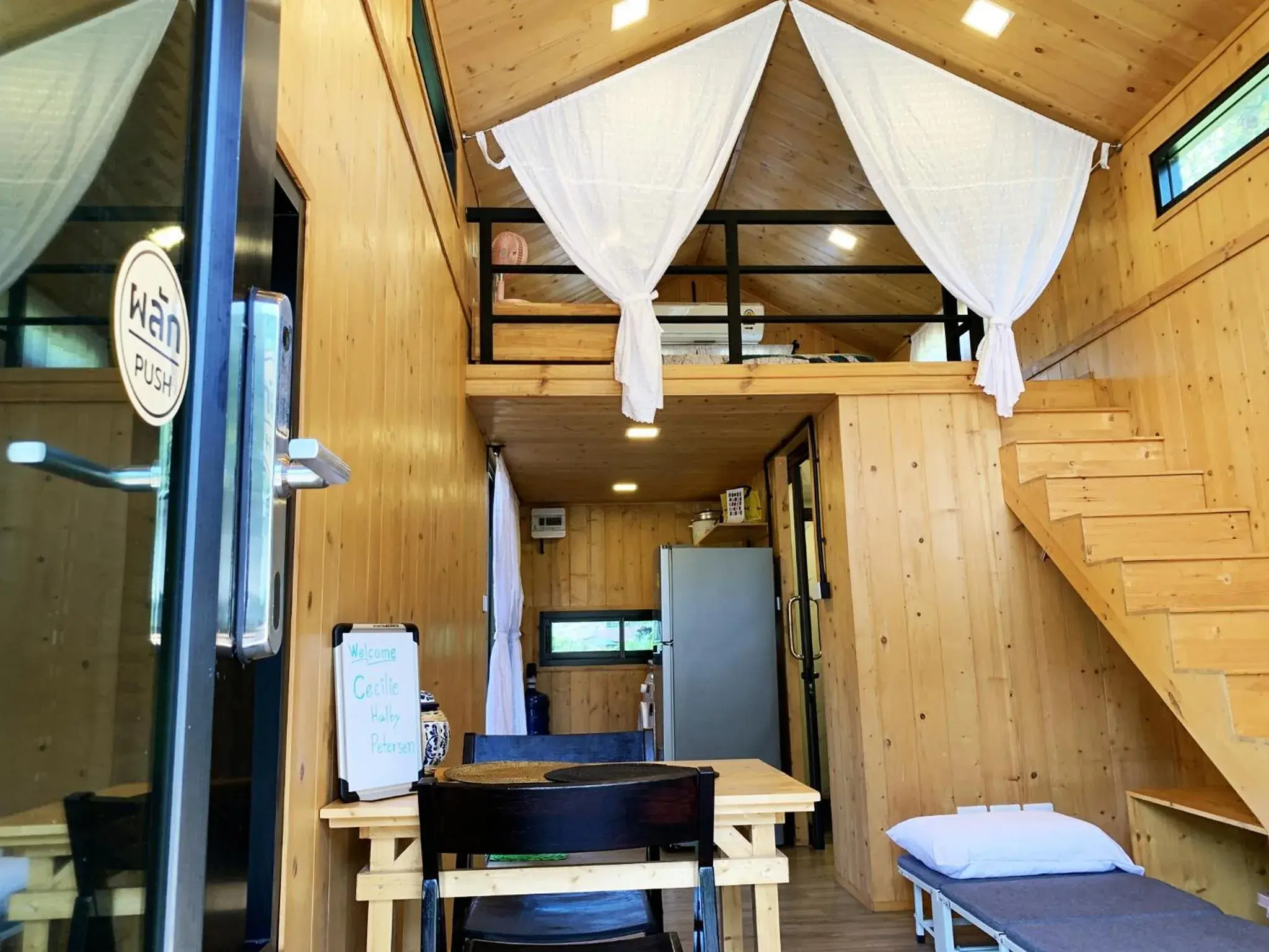 Bed in Abrite House - Tiny House Koh Lanta Bed in Abrite House - Tiny House Koh Lanta